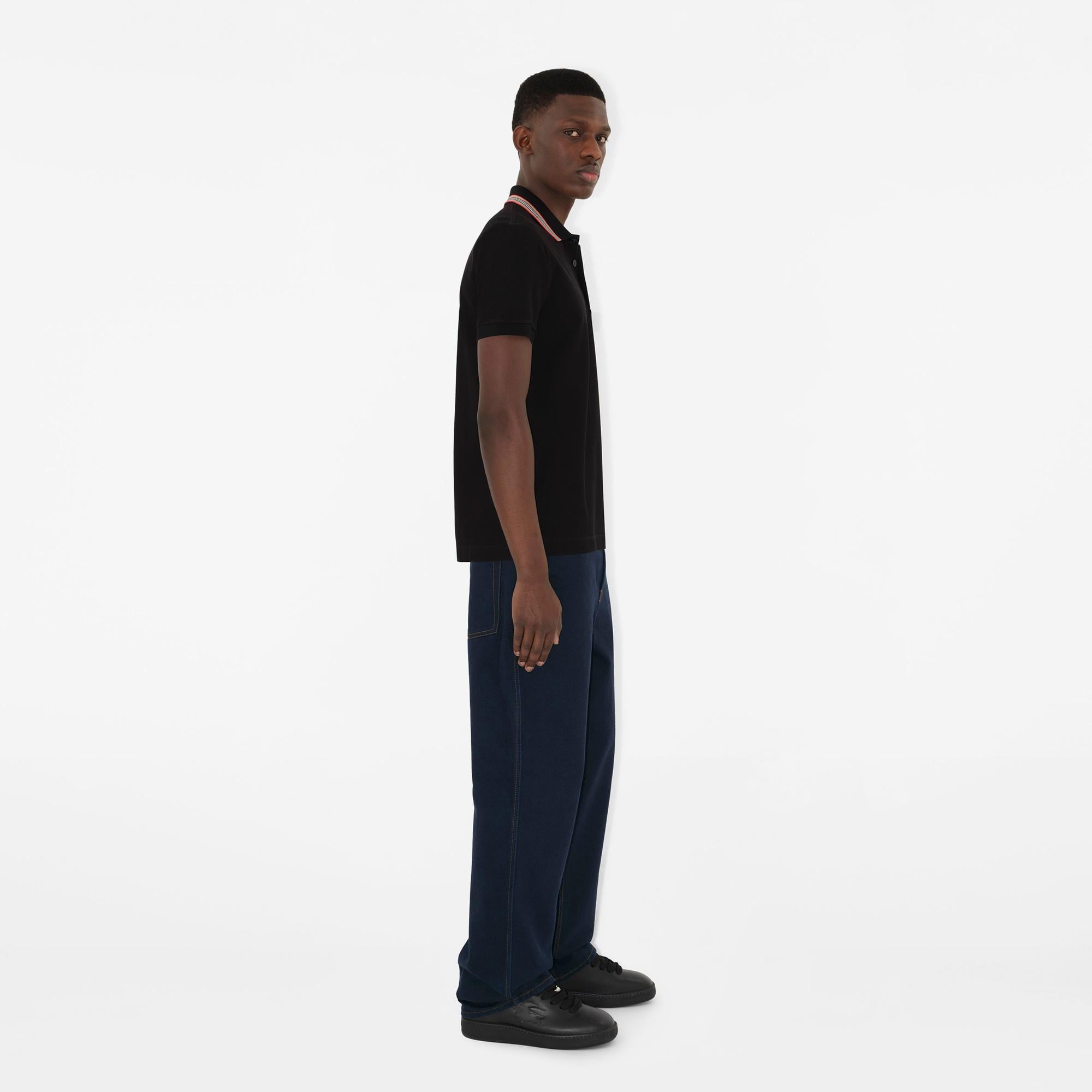 Burberry Erkek Siyah Polo