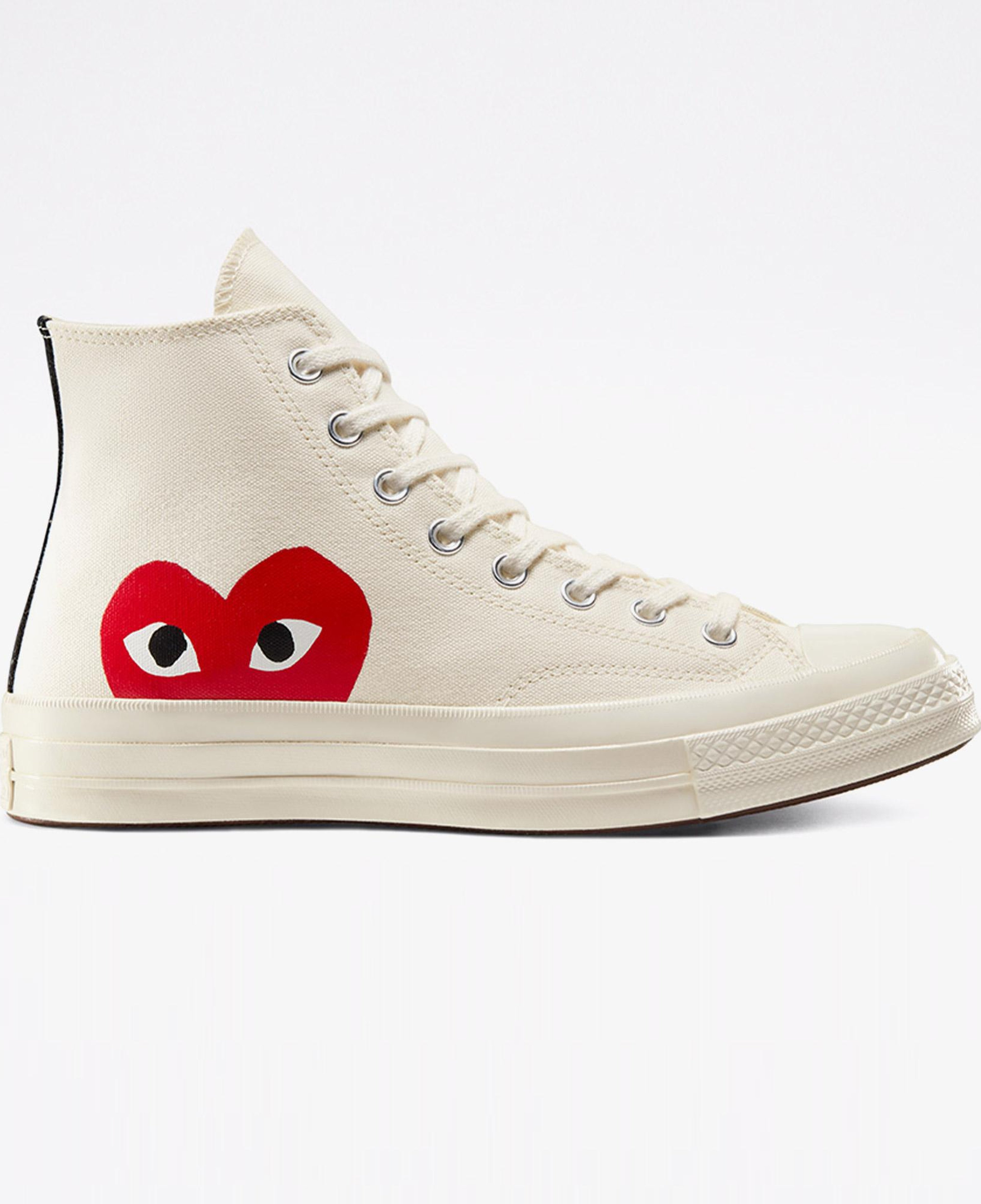 Converse X Comme Des Garçons Play Chuck 70 Unisex Beyaz Sneaker
