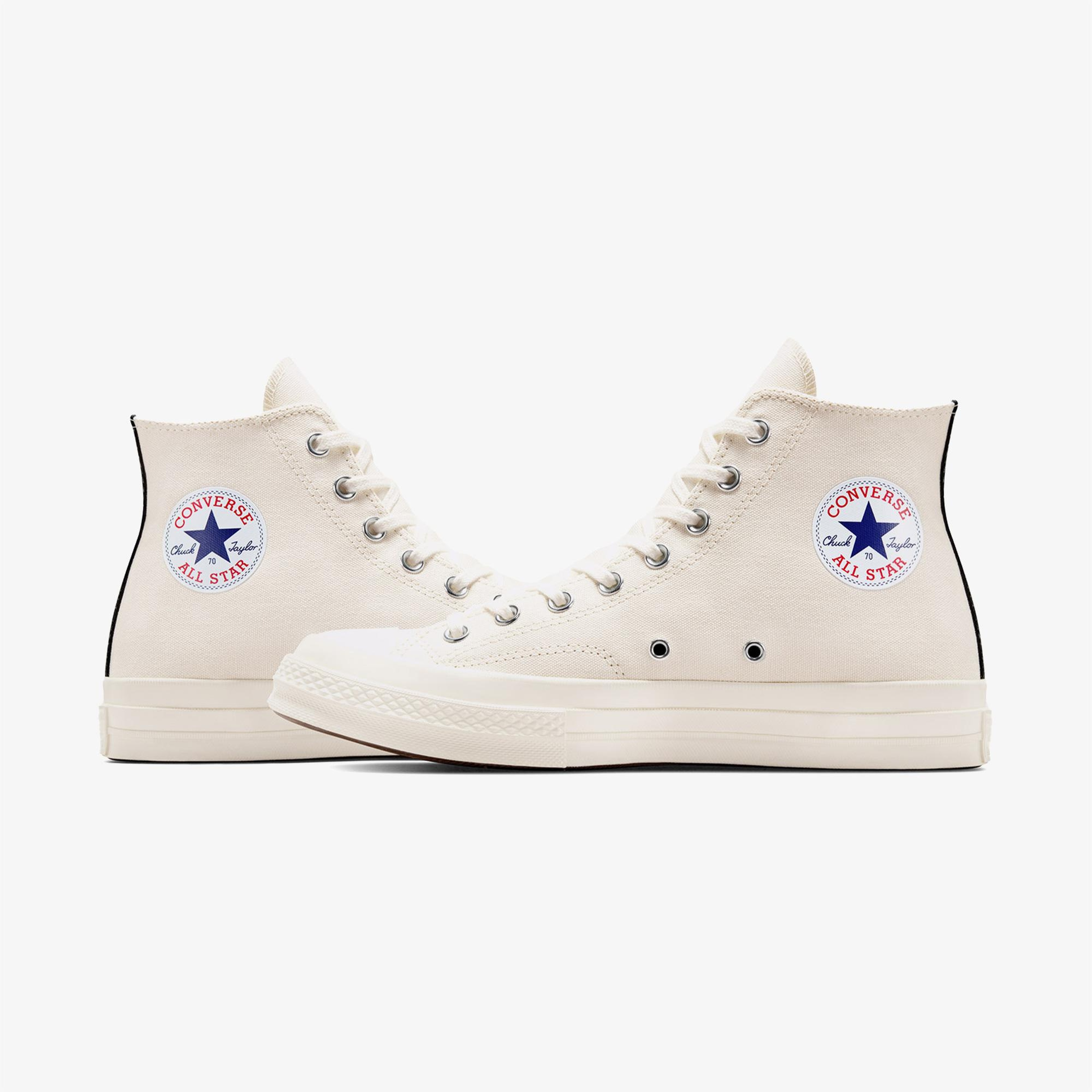 Converse X Comme Des Garçons Chuck 70 Unisex Krem Bilekli Sneaker