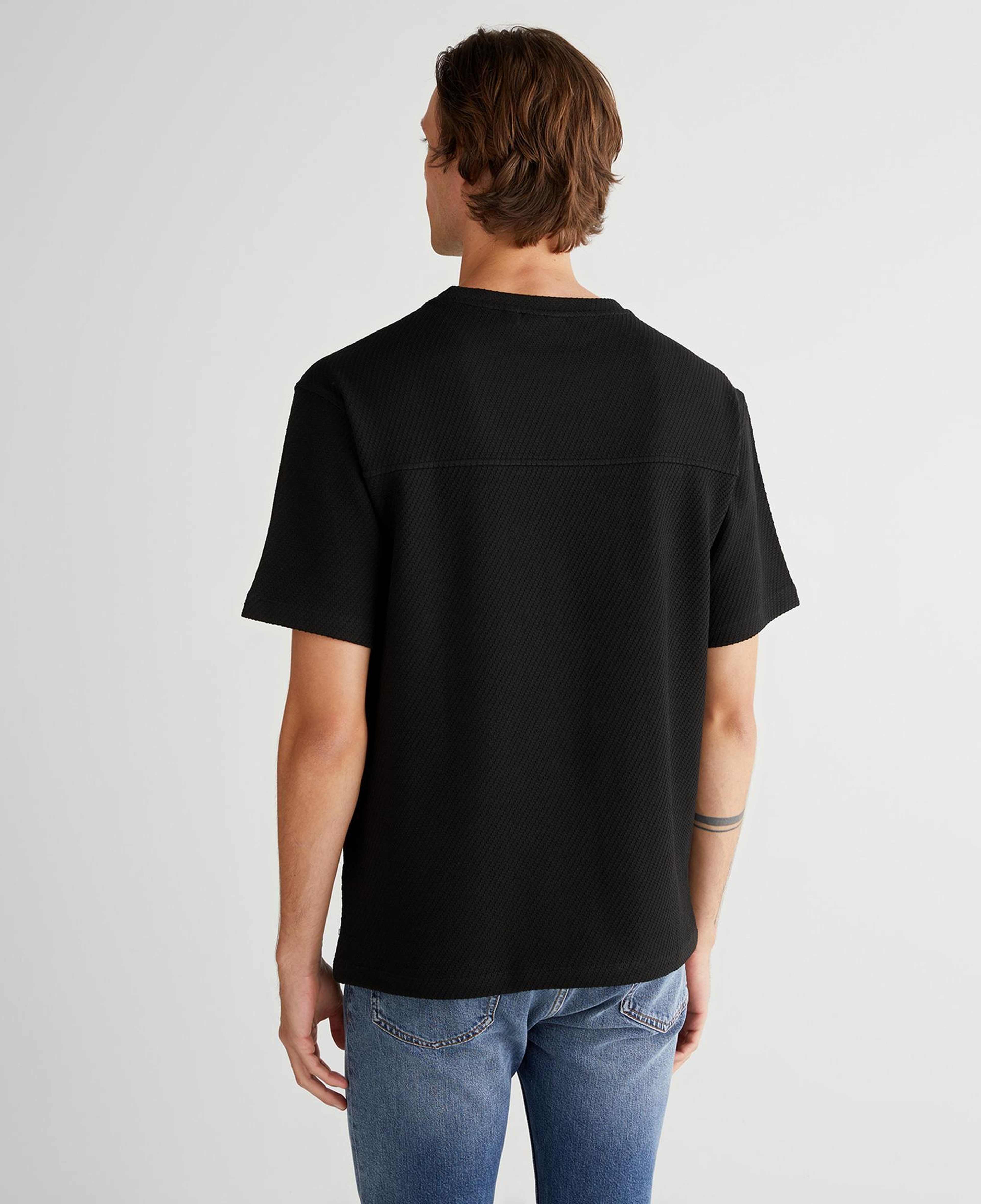 GANT Erkek Siyah Relaxed Fit T-Shirt