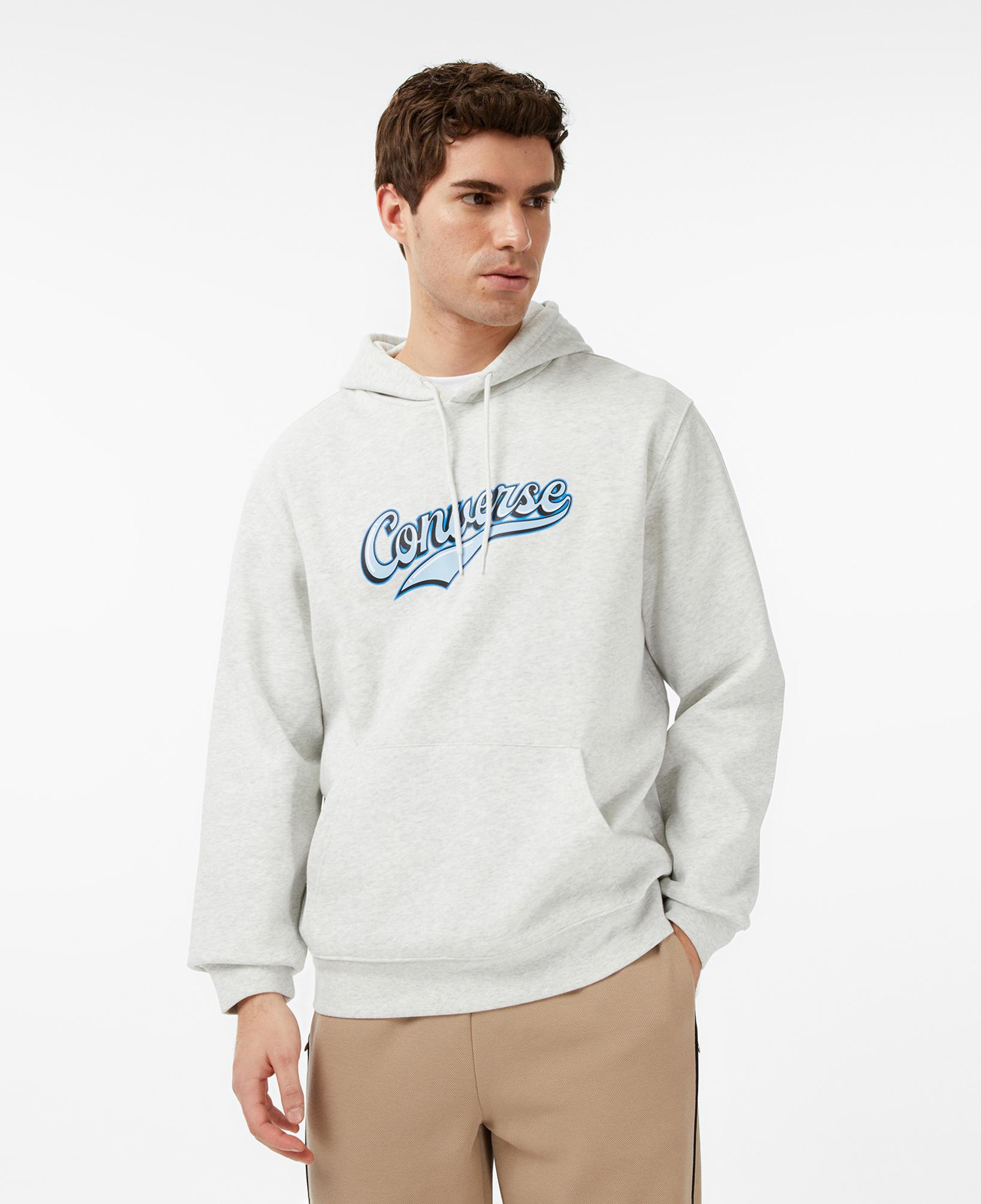Converse Erkek Gri Hoodie