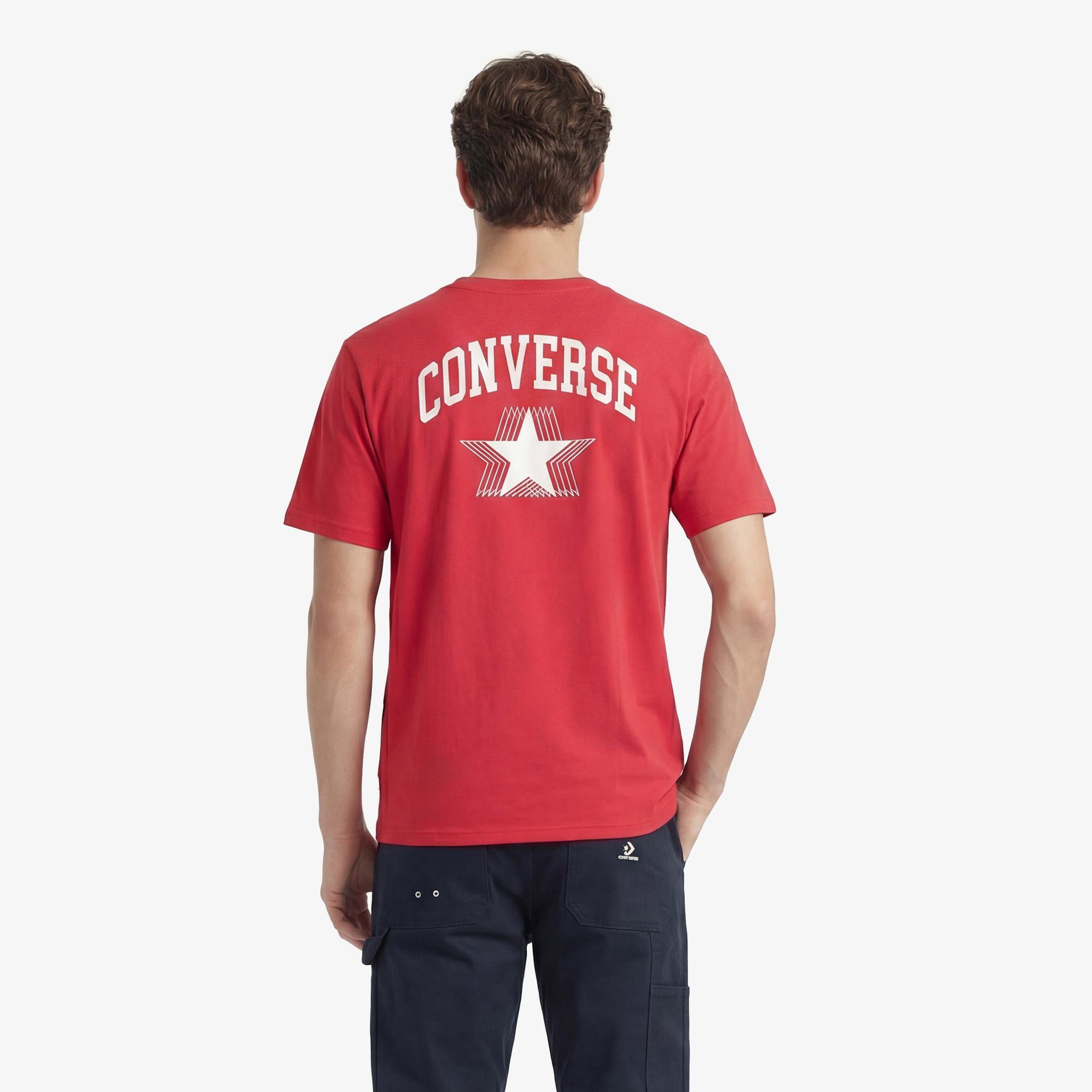 Converse Retro Chuck Taylor Erkek Kırmızı T-Shirt
