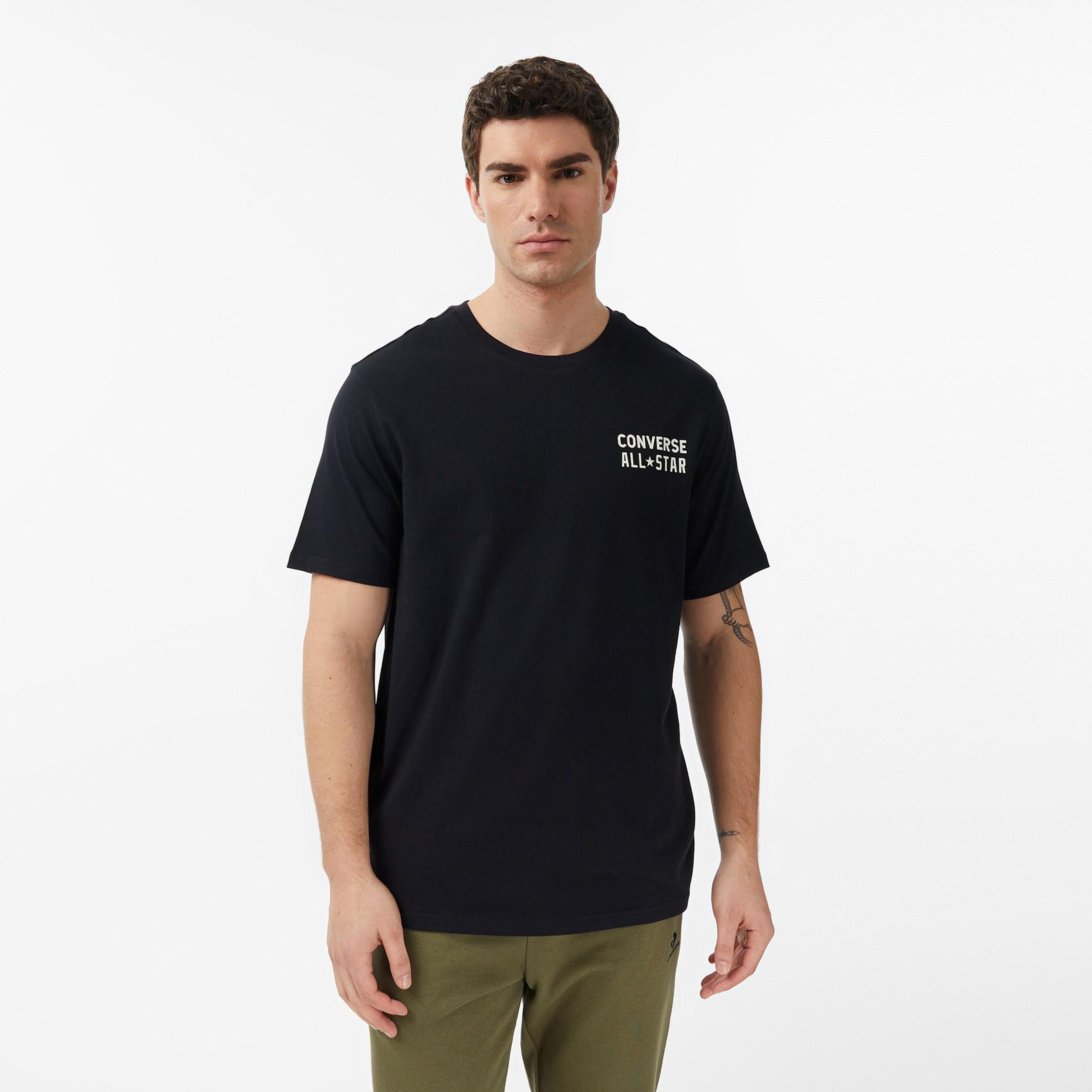 Converse Retro Chuck Taylor Erkek Siyah T-Shirt