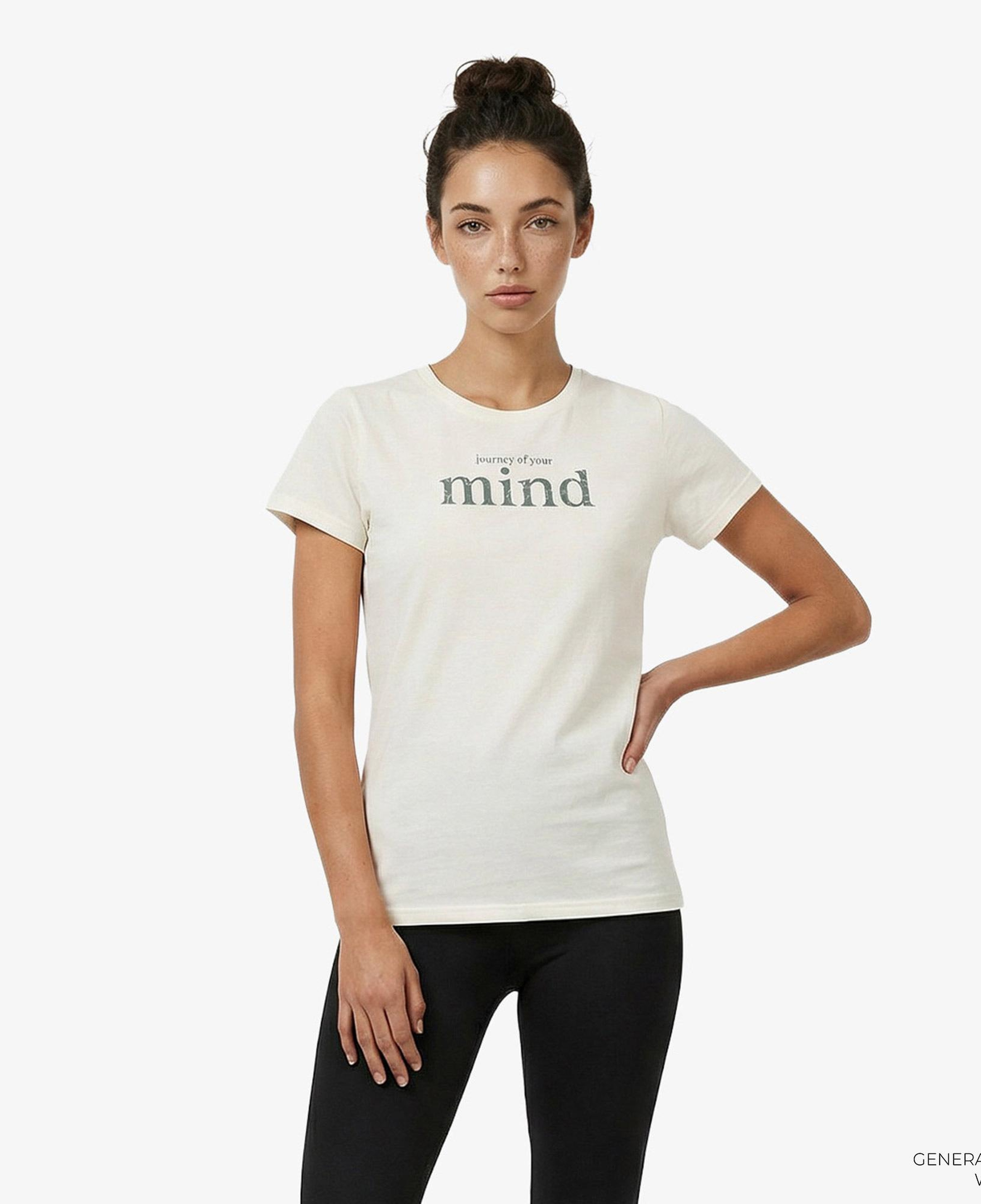 Energetics Journey of Mind Kadın Beyaz Antrenman T-Shirt