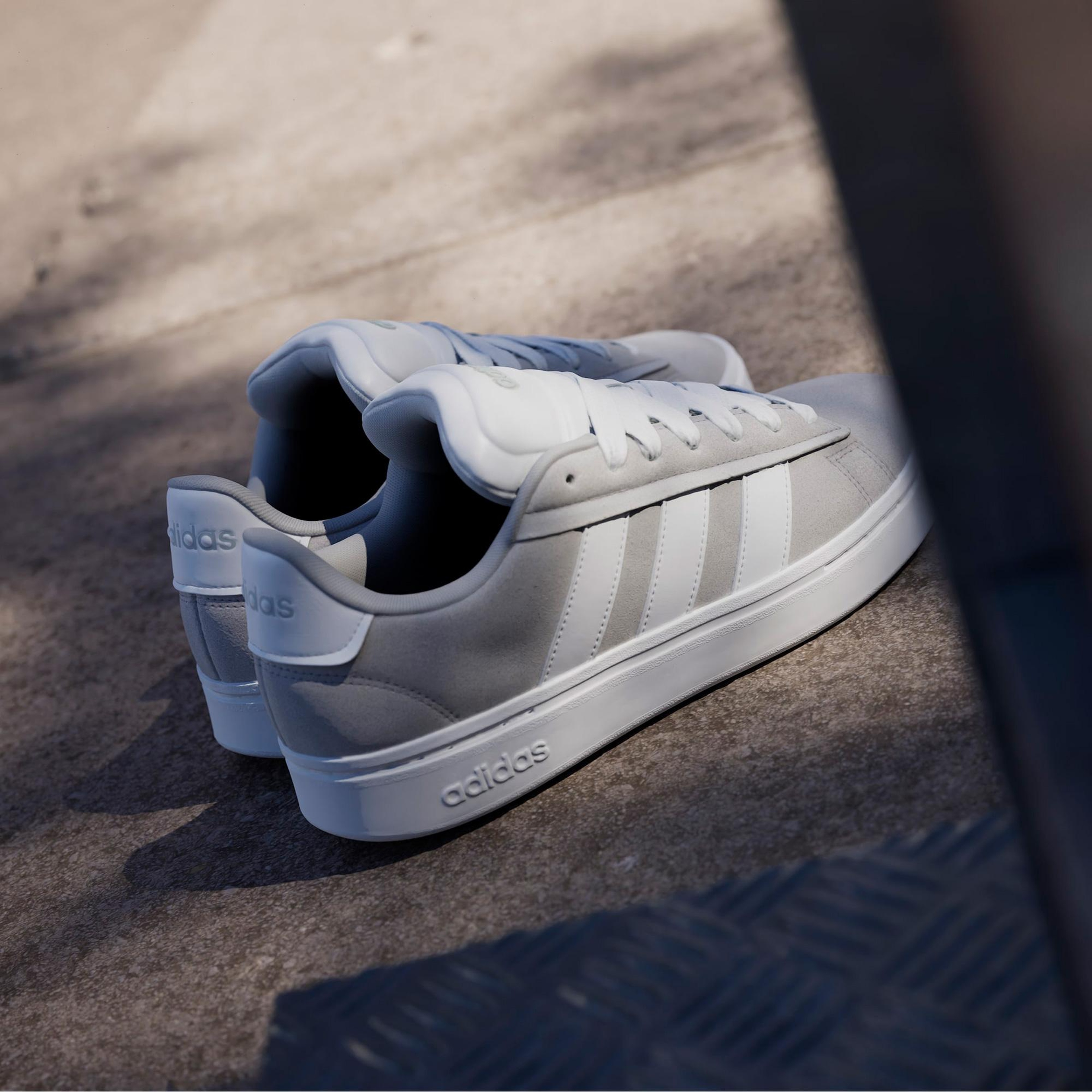 adidas Grand Court Alpha Erkek Gri Spor Ayakkabı