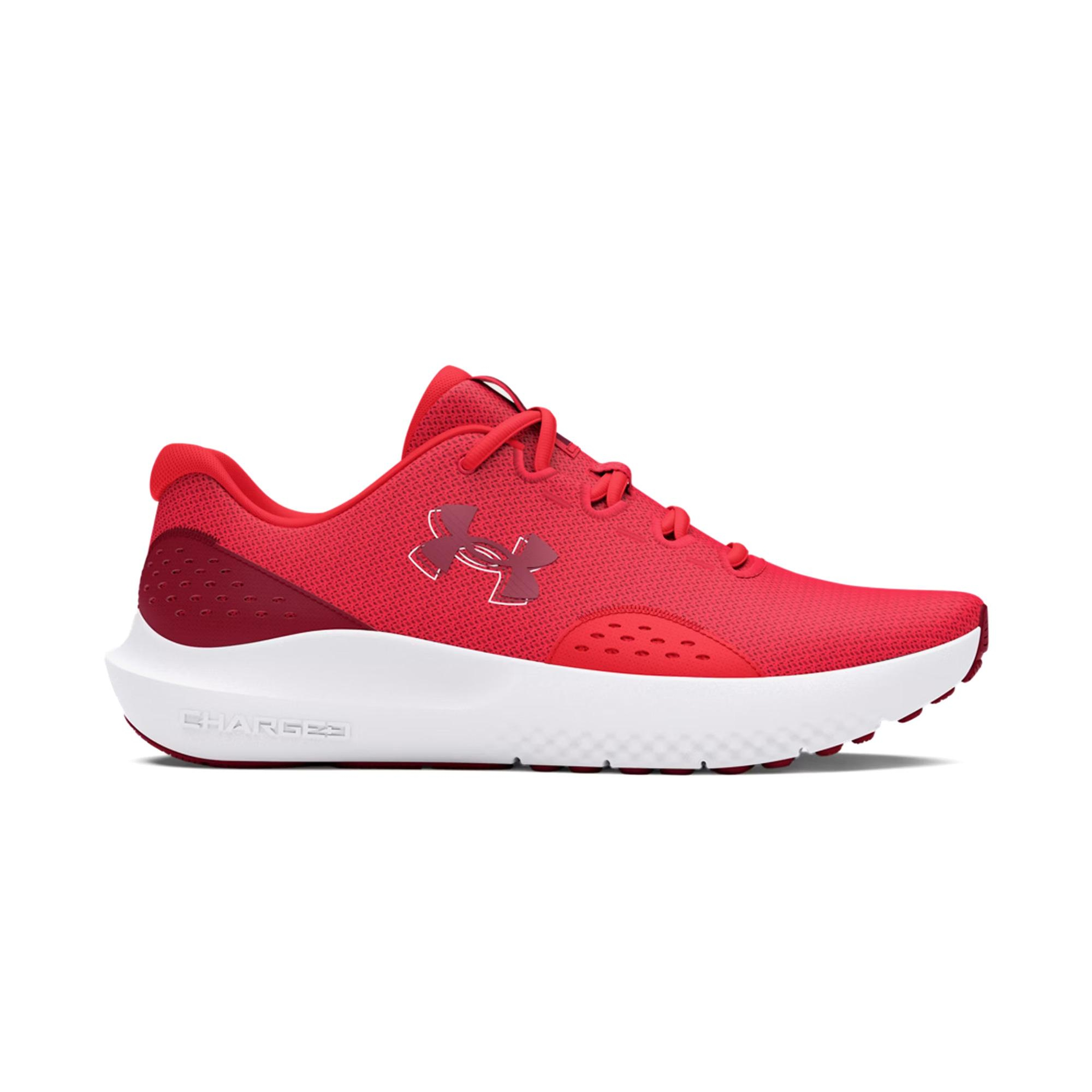 Under Armour Charged Surge 4 Erkek Kırmızı Koşu Ayakkabısı