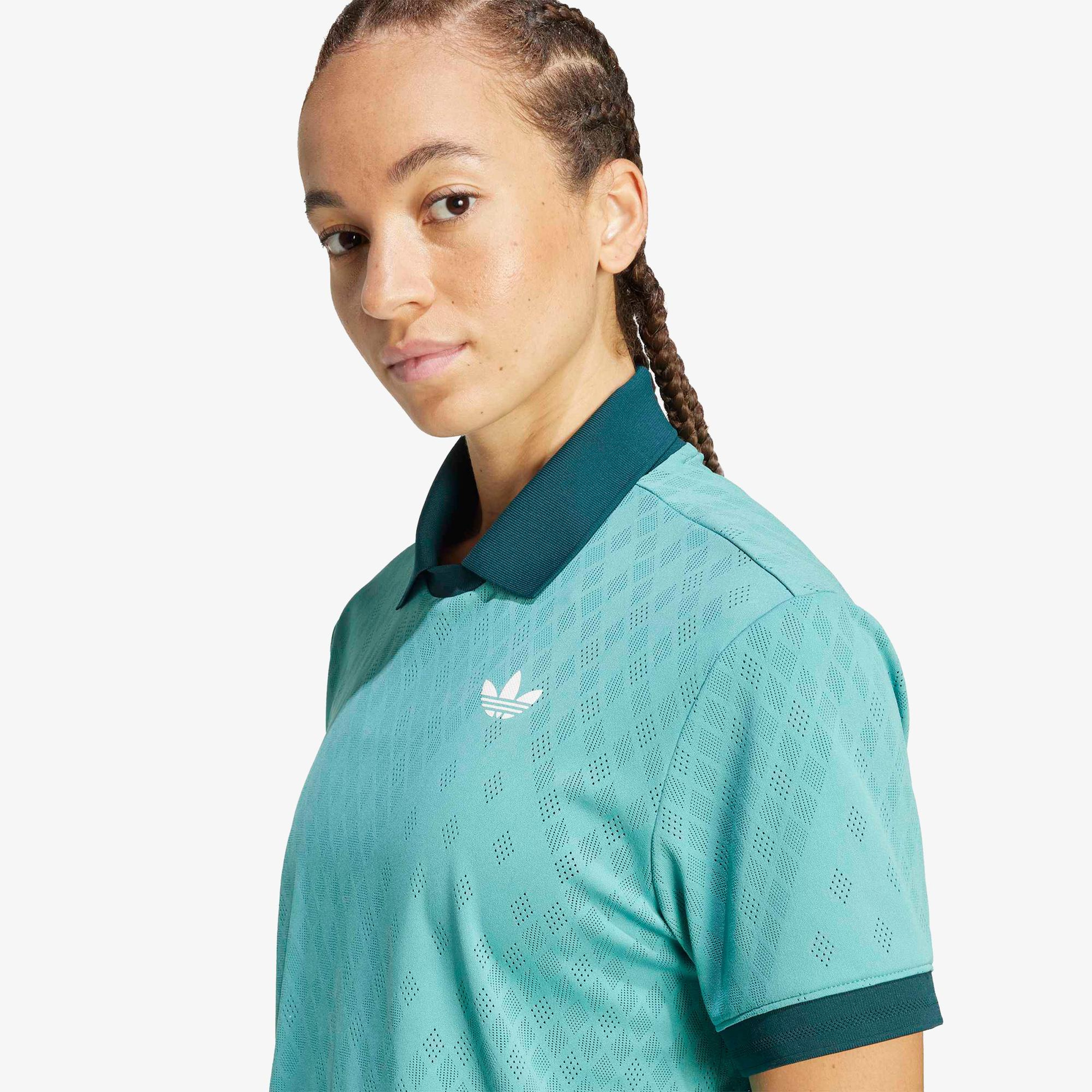 adidas Tennis Pro Climacool Kadın Yeşil Tenis Polo