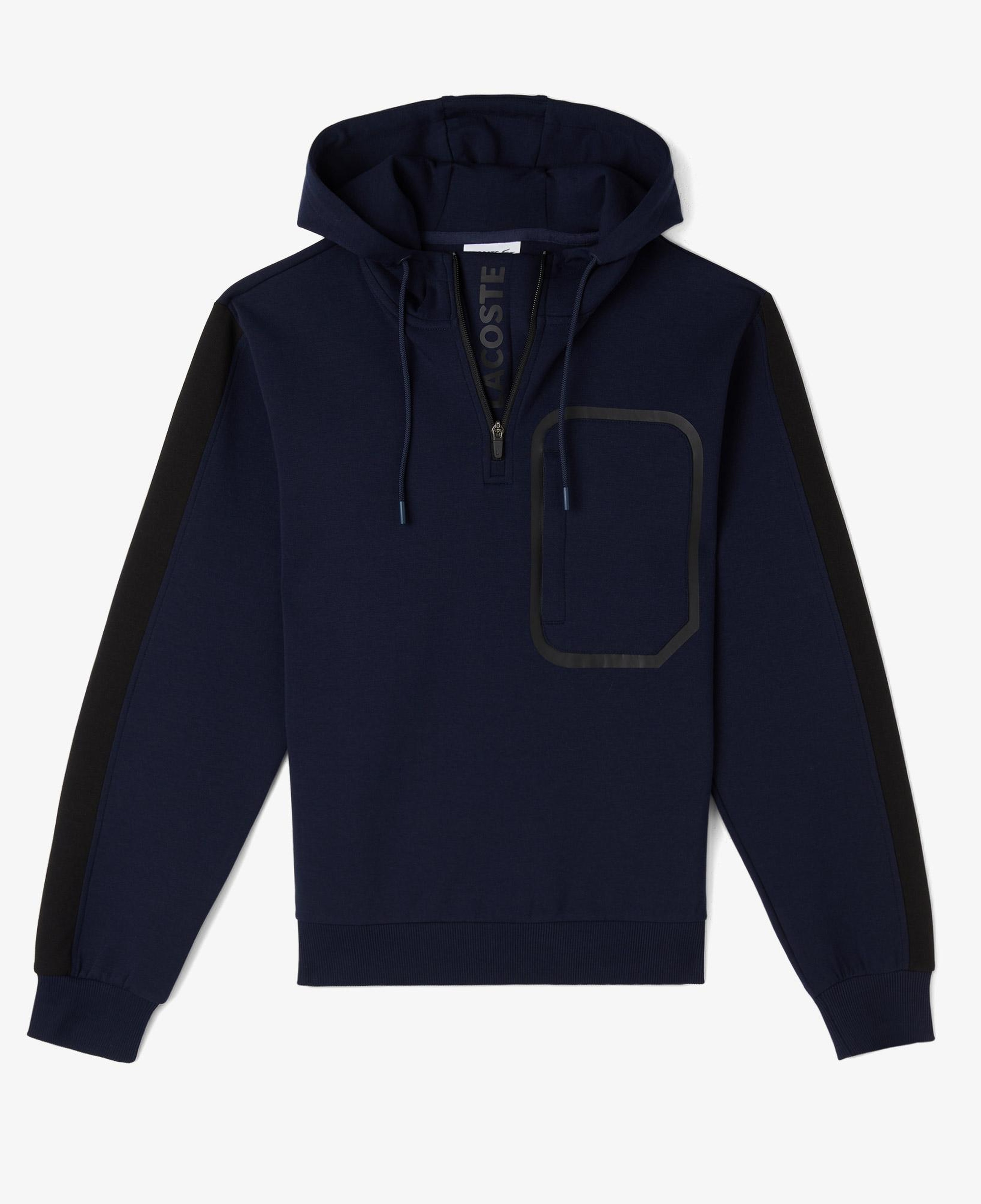 Erkek Relaxed Fit Kapüşonlu Lacivert Sweatshirt