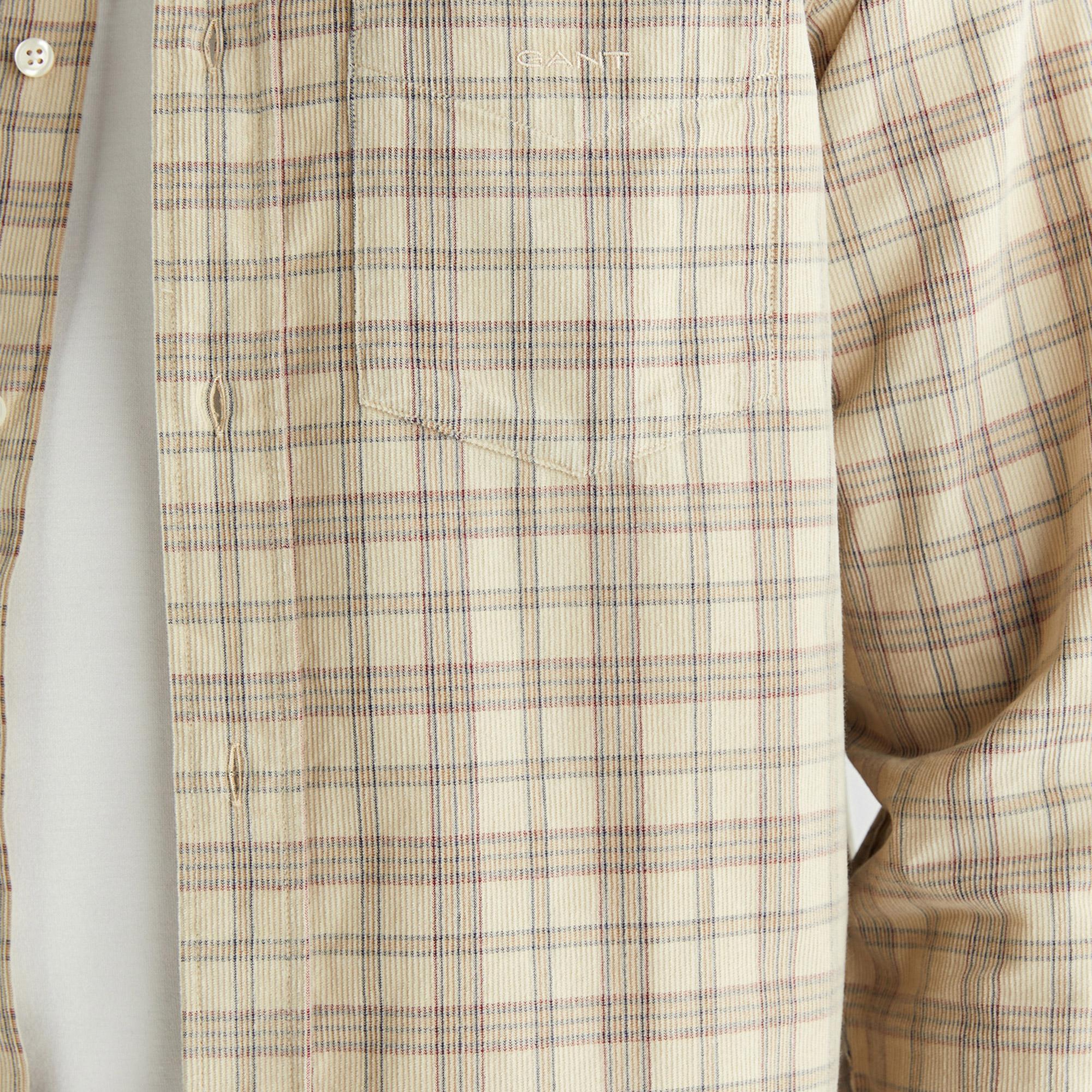 GANT Erkek Bej Regular Fit Düğmeli Gömlek