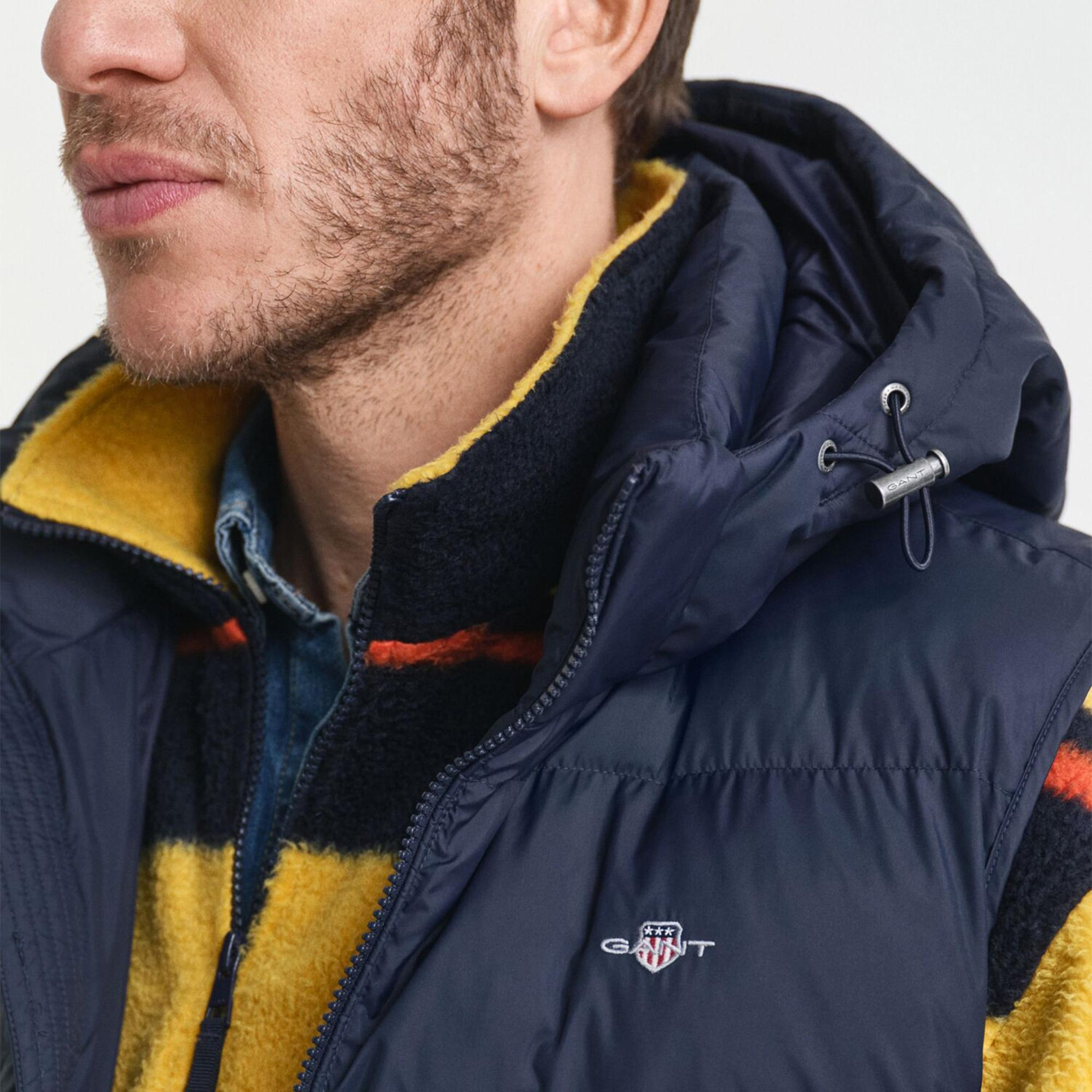 GANT Erkek Lacivert Regular Fit Fermuarlı Yelek