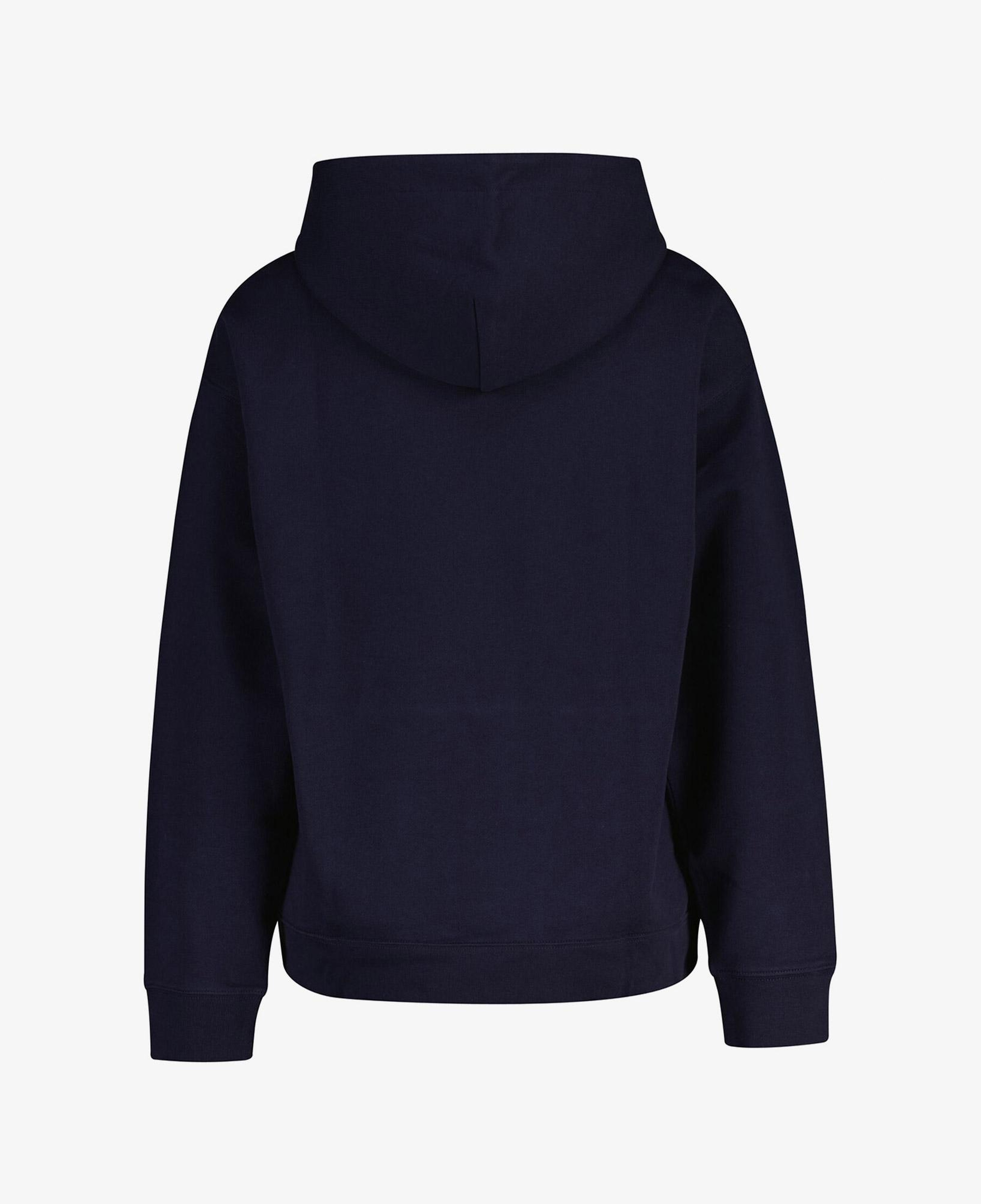 GANT Kadın Lacivert Regular Fit Kapüşonlu Sweatshirt
