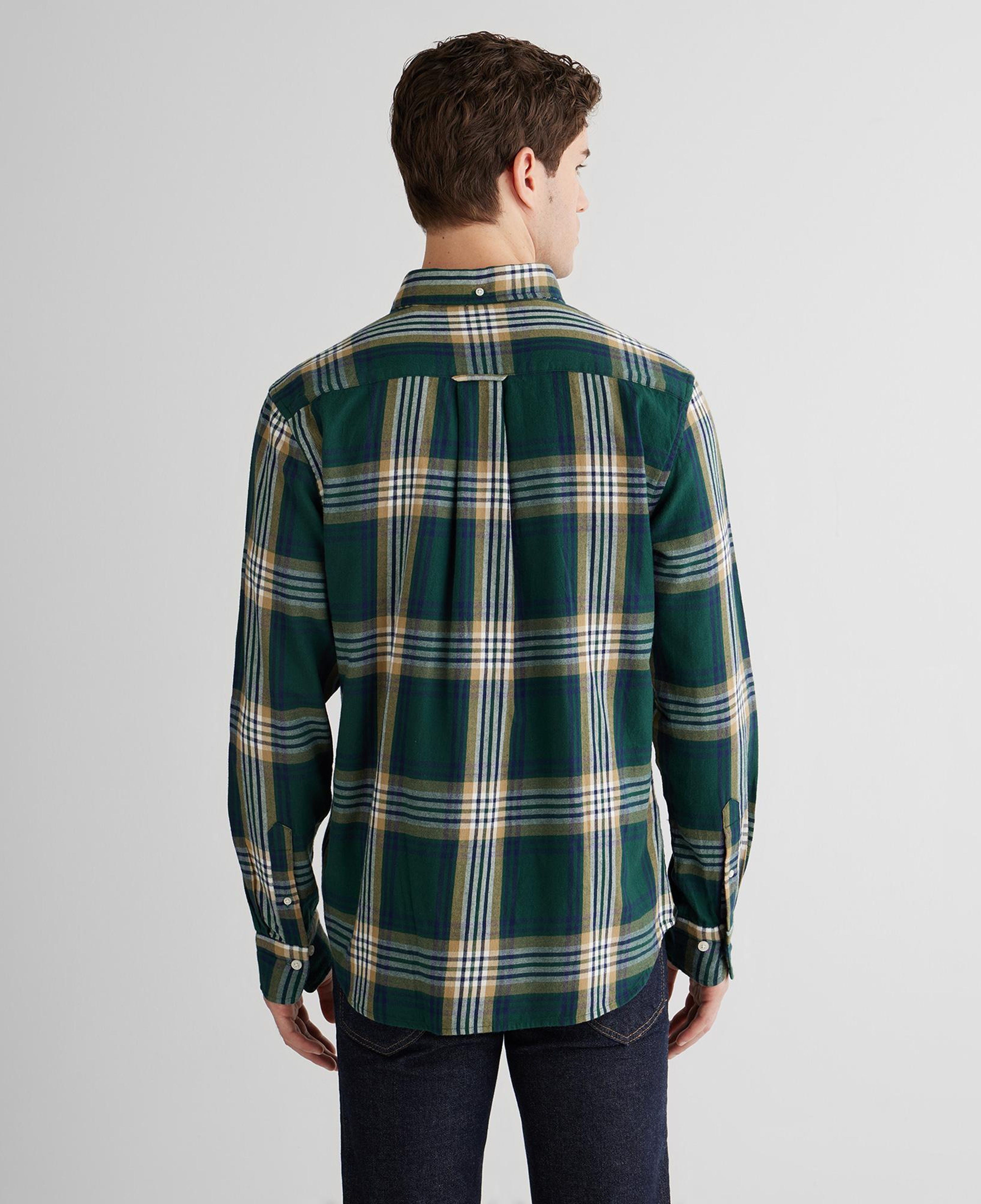 GANT Erkek Yeşil Regular Fit Düğmeli Gömlek