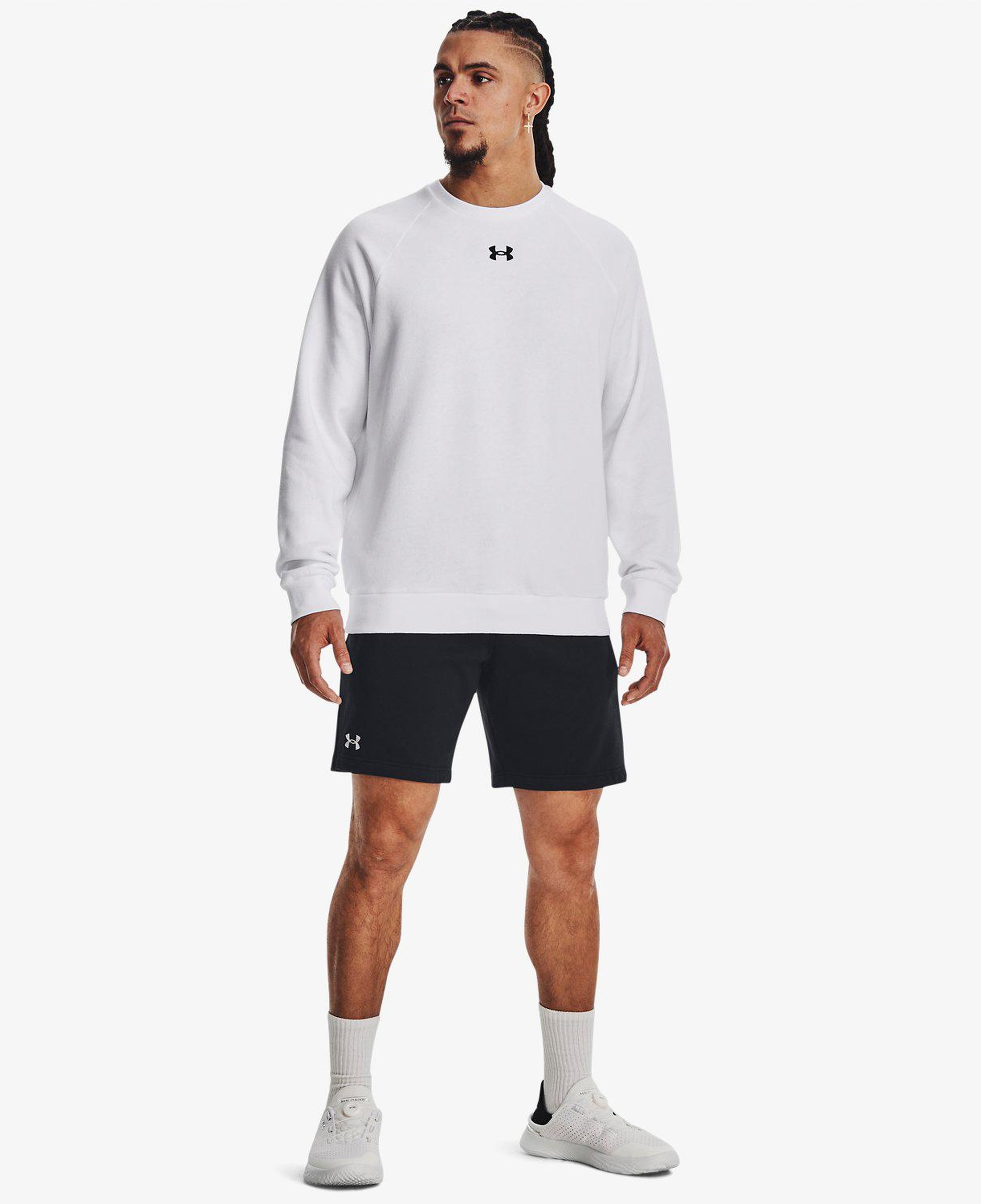 Under Armour Rival Fleece Erkek Siyah Antrenman Şortu