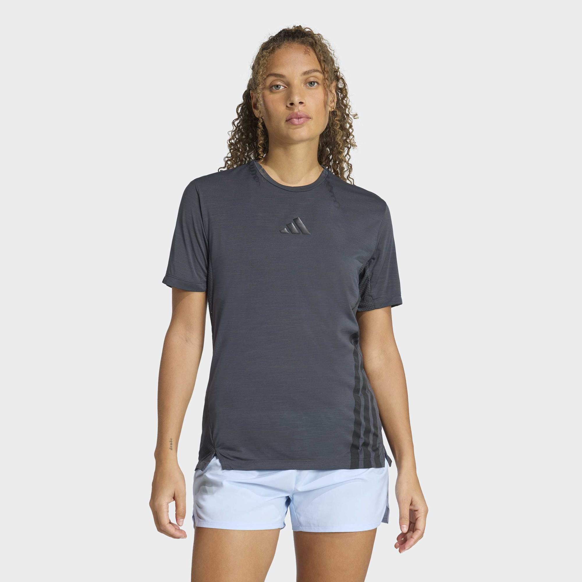 adidas Terrex Xperior Climacool+ Kadın Gri Koşu T-Shirt