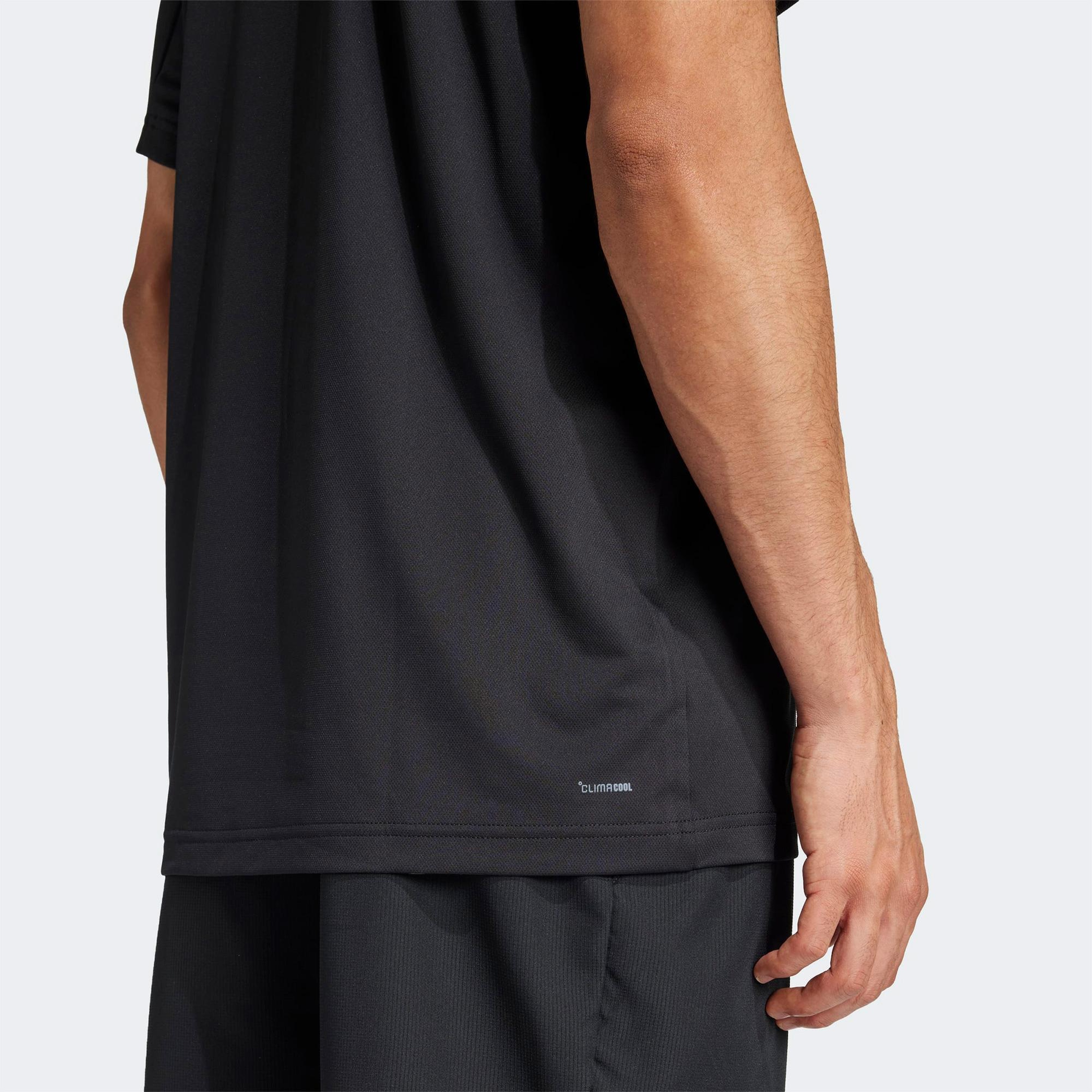 adidas Club Pique Erkek Siyah Tenis Polo