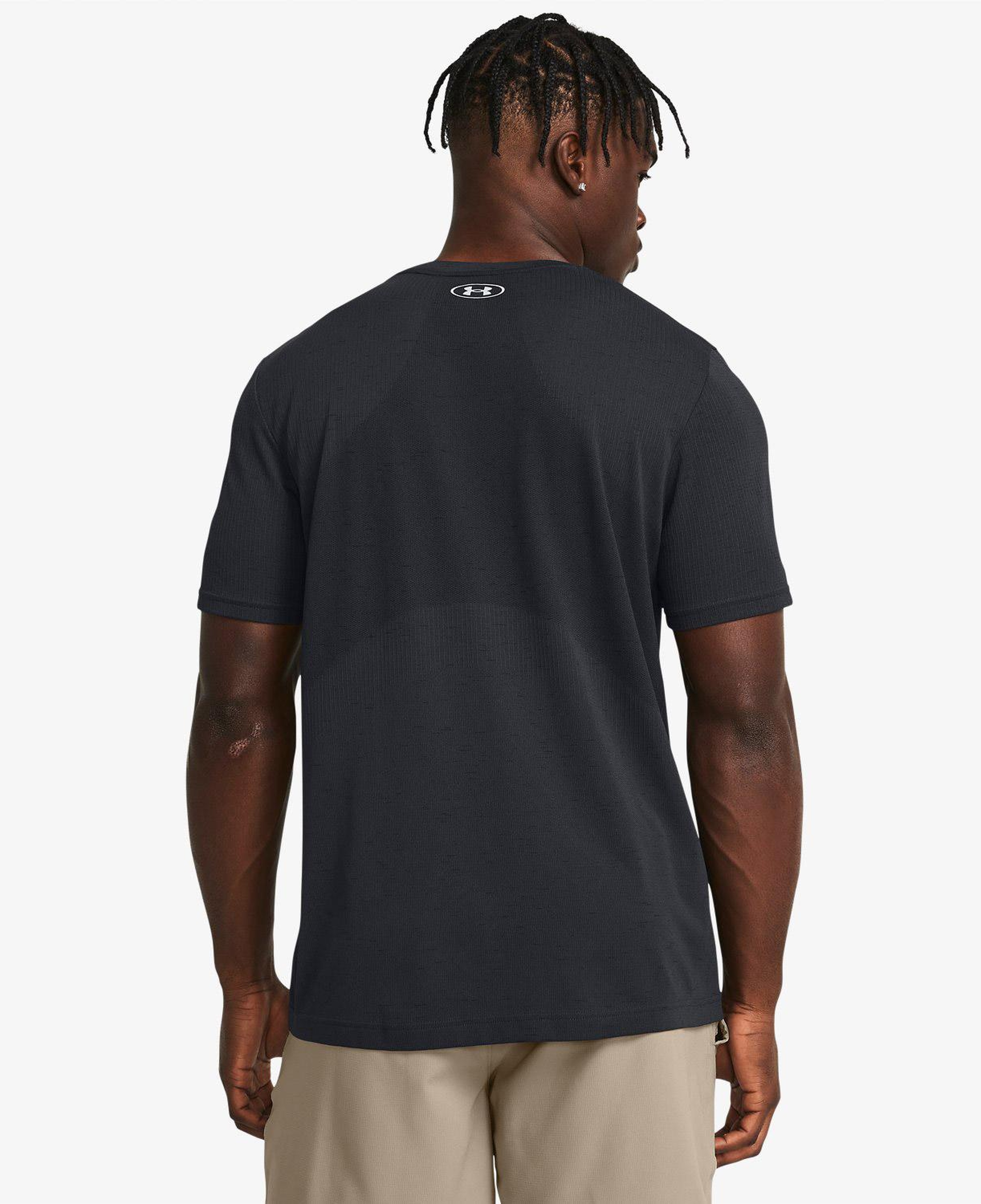 Under Armour Vanish Seamless Ss Erkek Siyah Antrenman T-Shirt