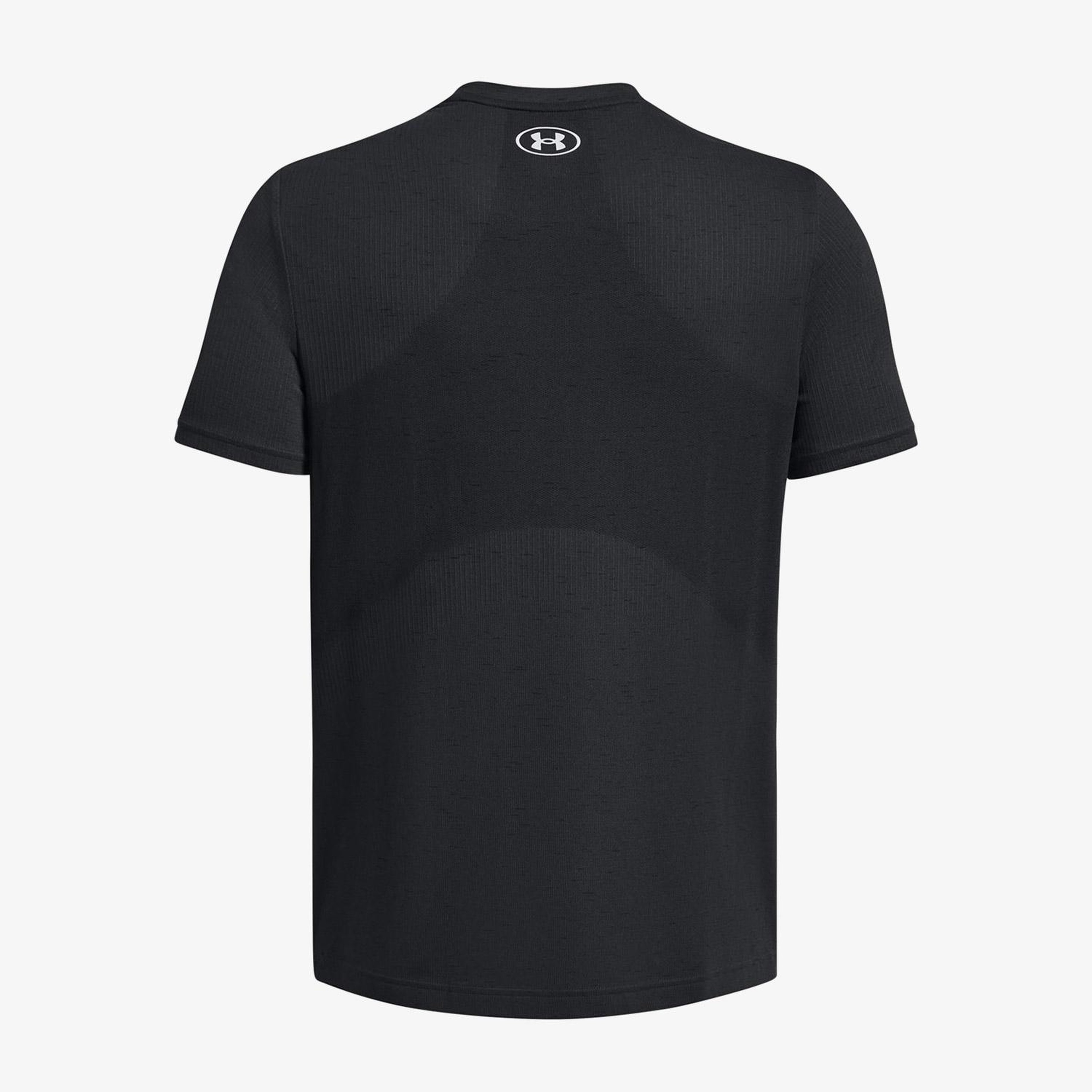 Under Armour Vanish Seamless Ss Erkek Siyah Antrenman T-Shirt