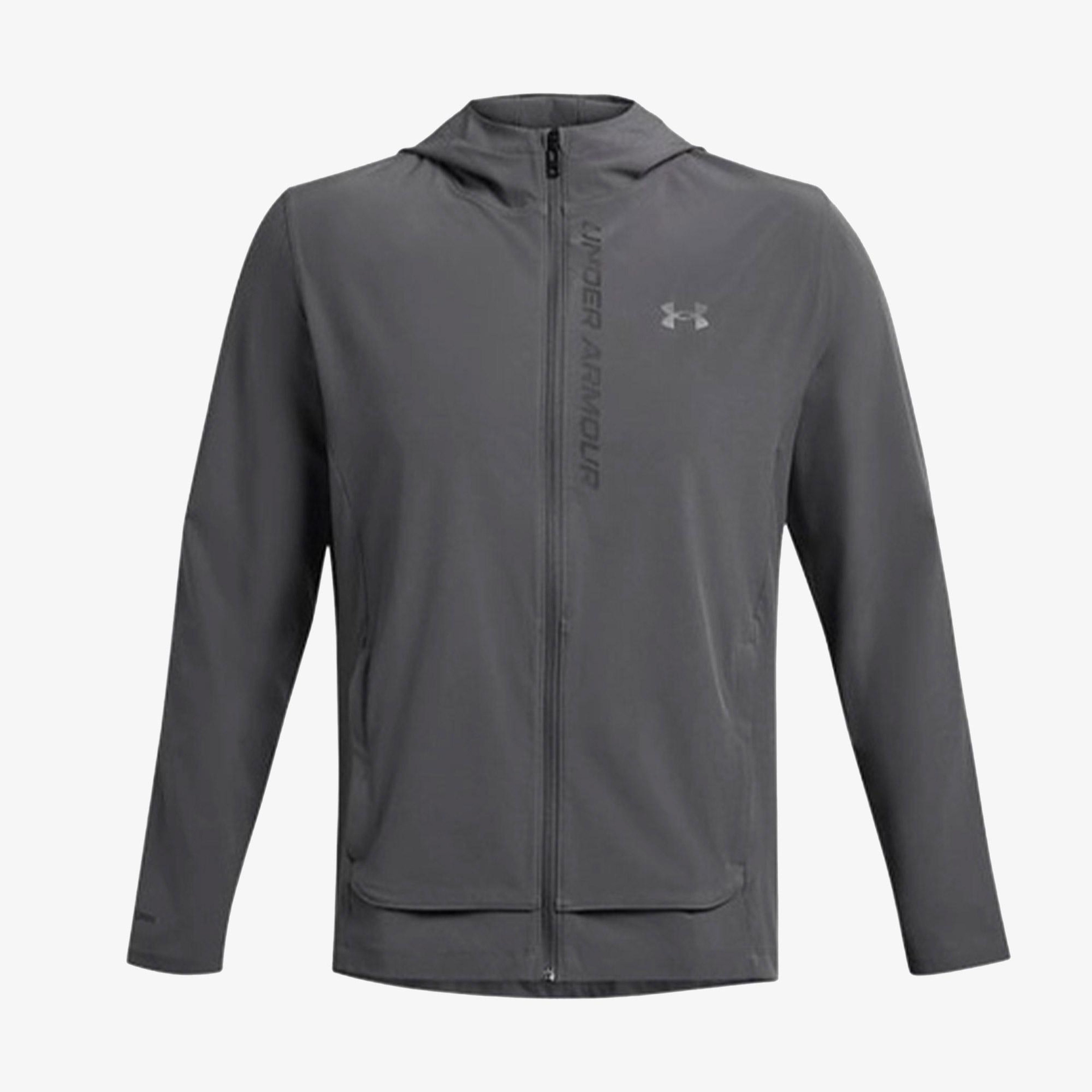 Under Armour Outrun The Erkek Gri Koşu Ceketi