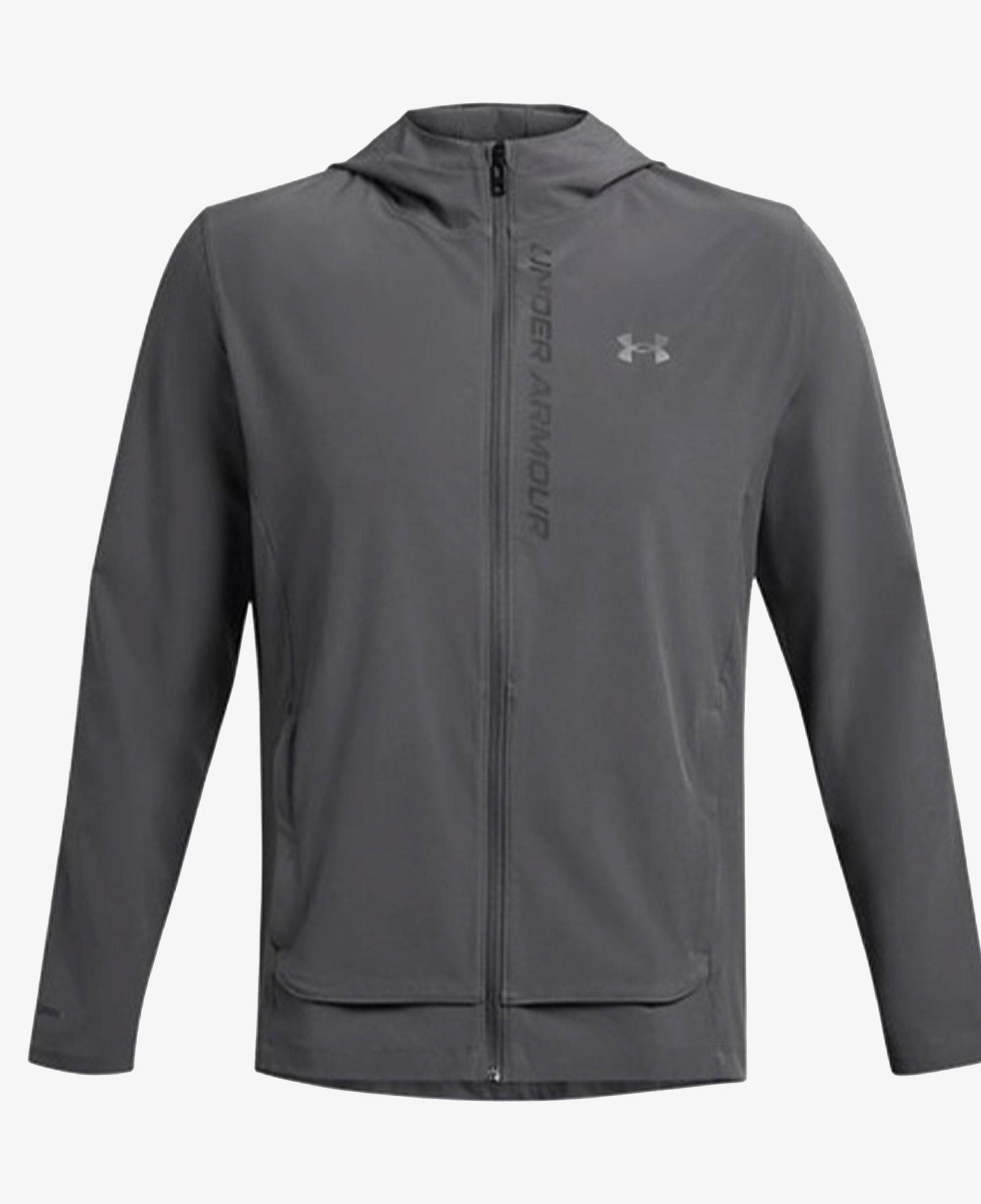 Under Armour Outrun The Erkek Gri Koşu Ceketi