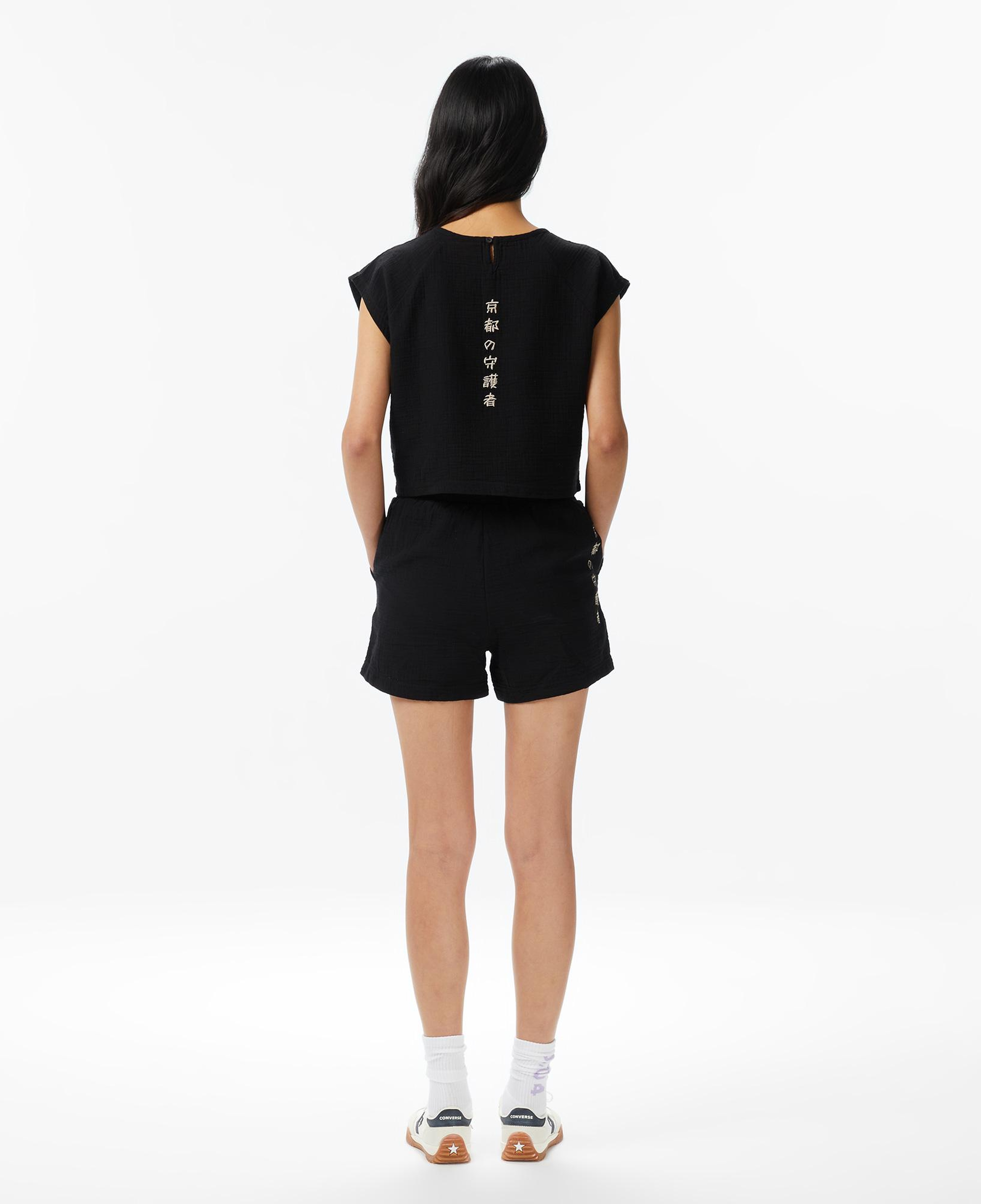 UNITED4 Regular Fit Kadın Siyah Şort