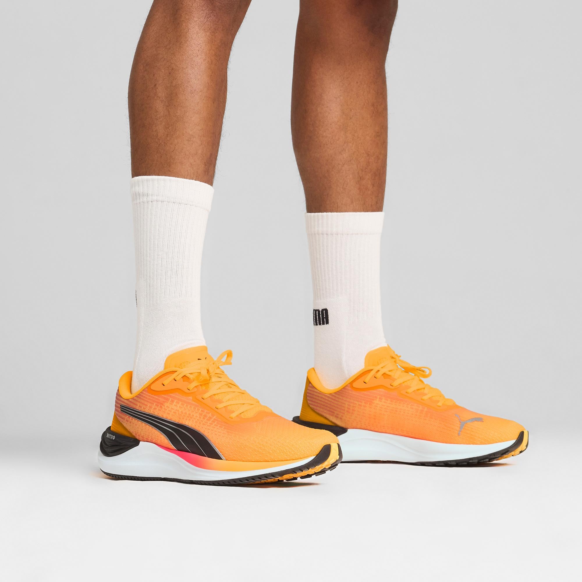 Puma Electrify Nitro 3 Erkek Turuncu Koşu Ayakkabısı