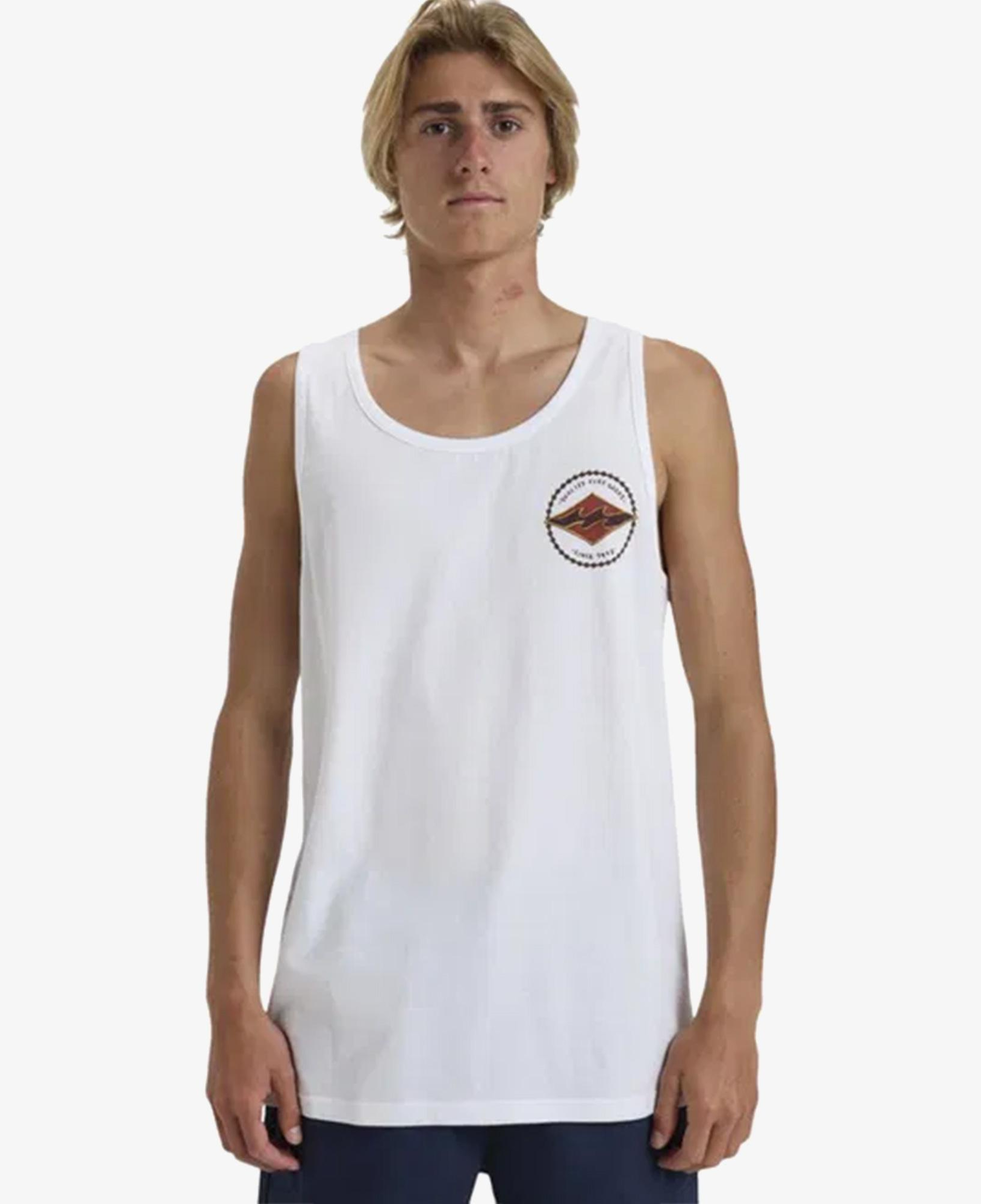 Billabong Rotor Diamond Erkek Beyaz T-Shirt