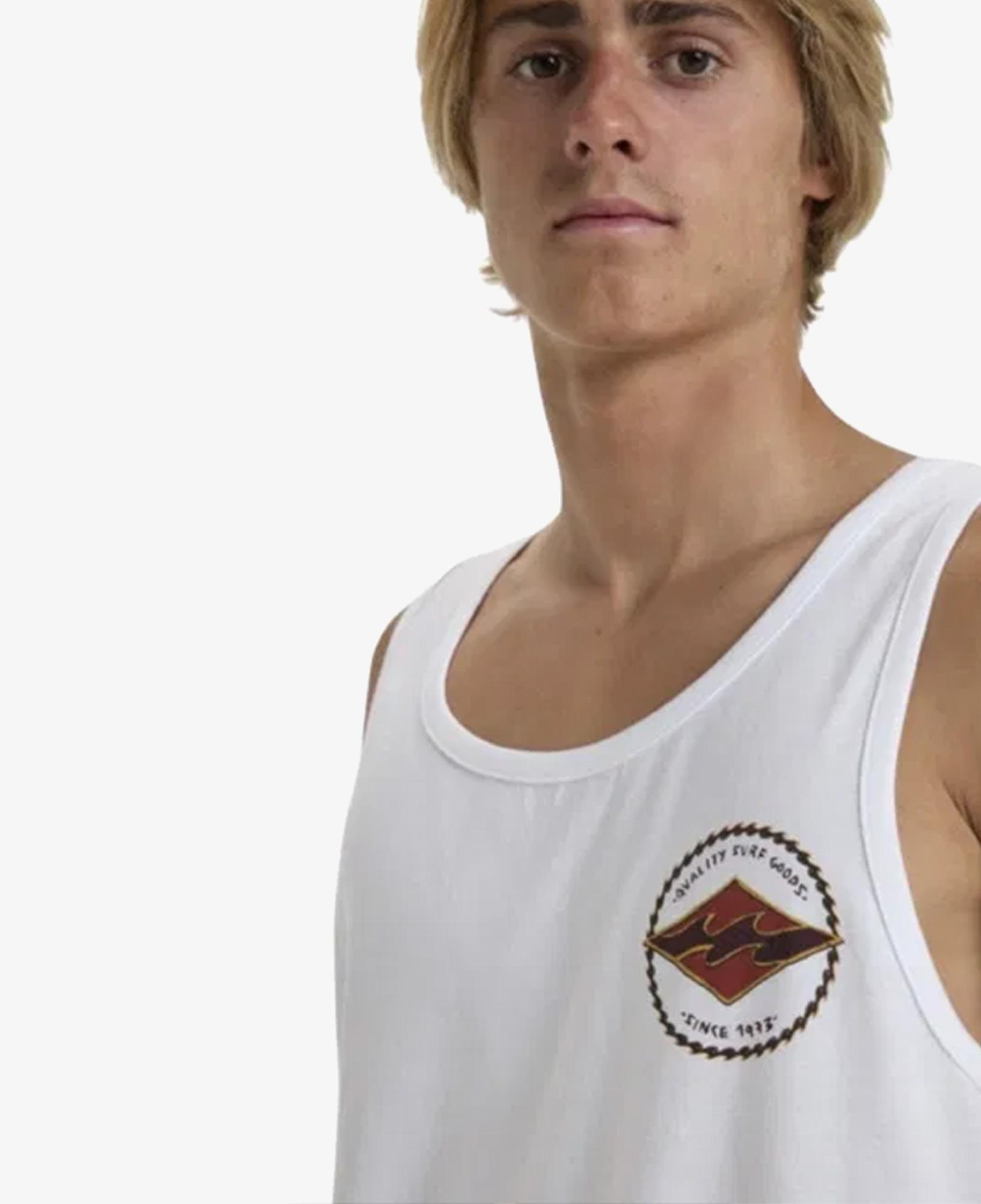 Billabong Rotor Diamond Erkek Beyaz T-Shirt