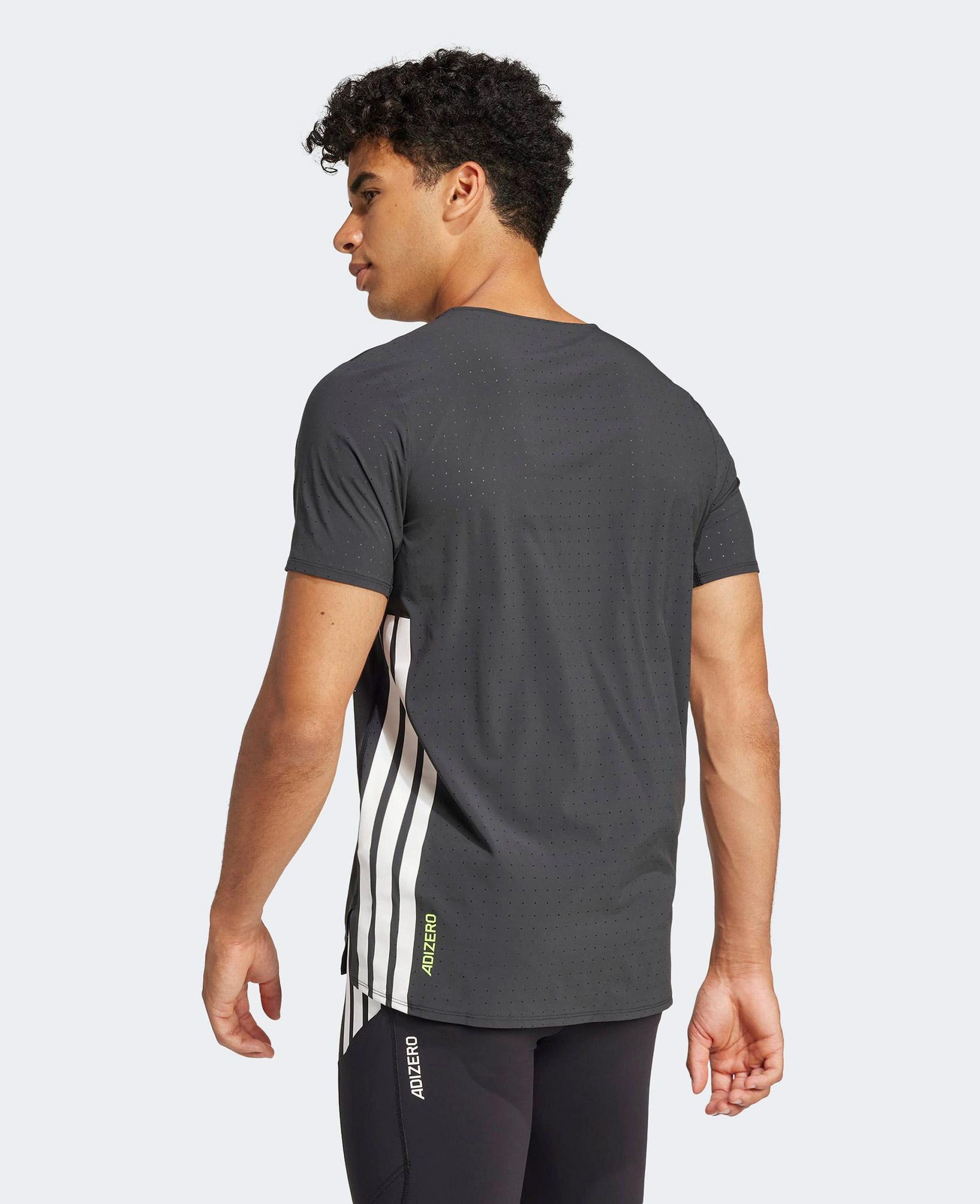 adidas Adizero Running Erkek Siyah Koşu T-Shirt