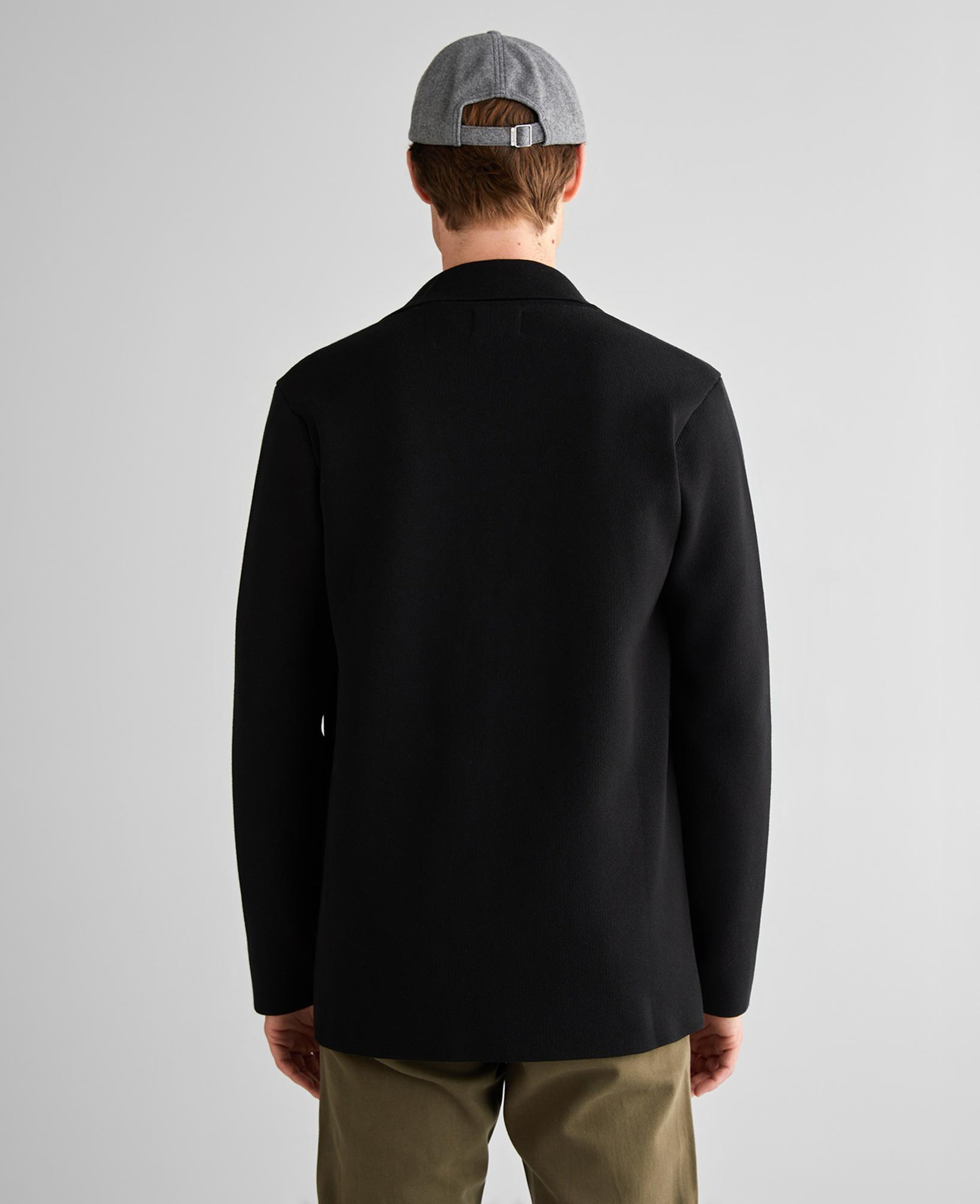 GANT Erkek Siyah Relaxed Fit Kruvaze Ceket