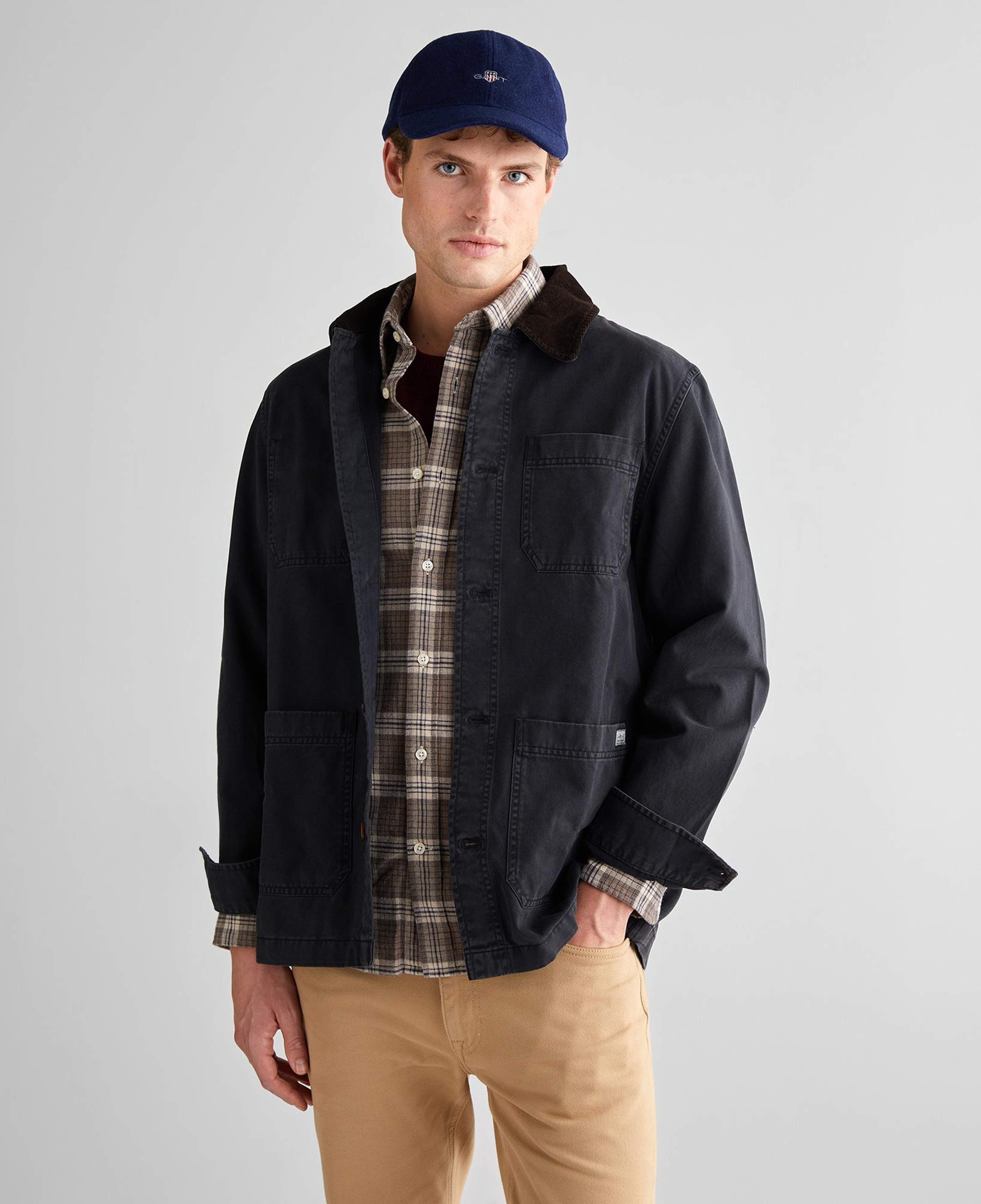 GANT Erkek Siyah Regular Fit  Gömlek