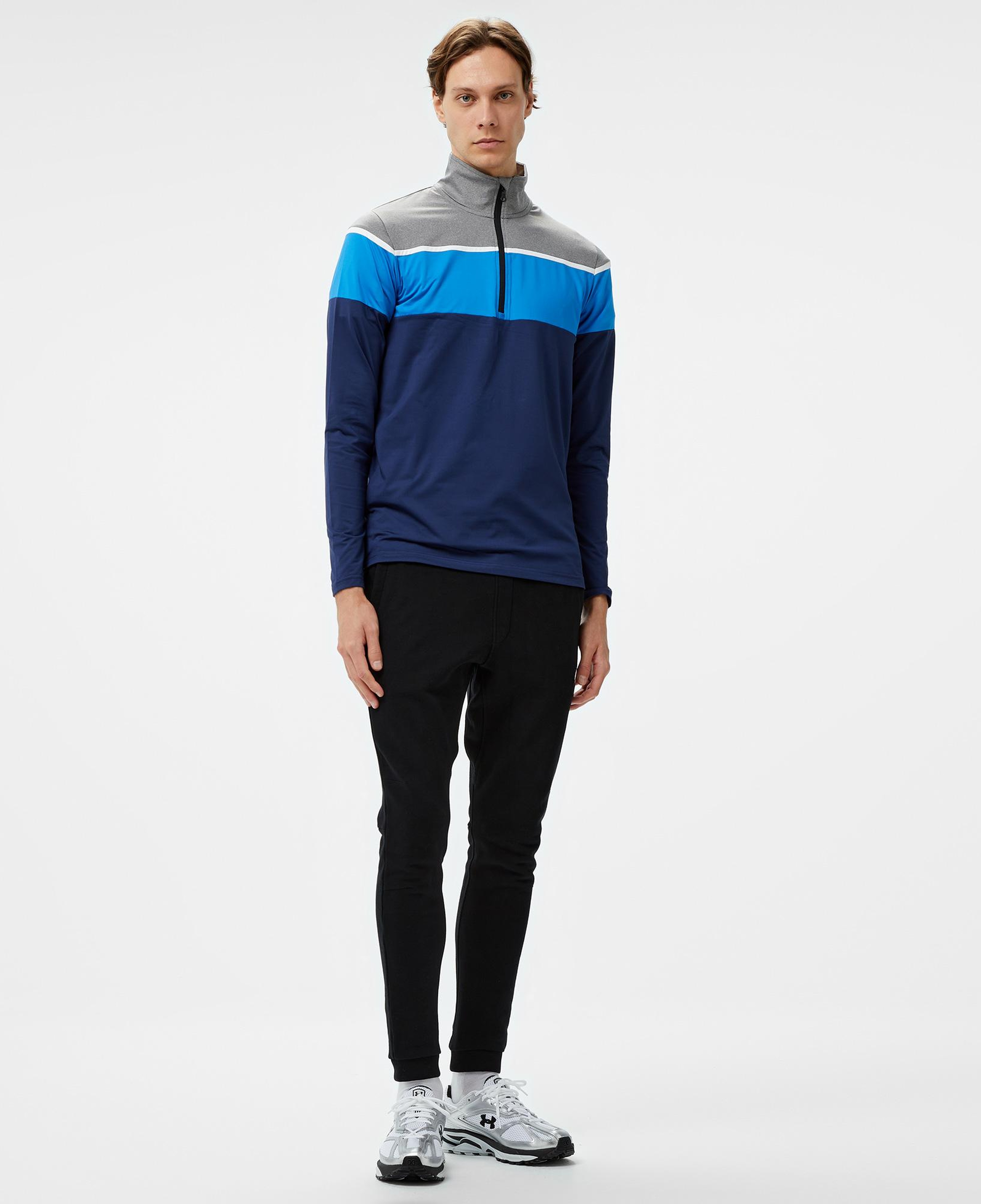 McKinley Diego II Half Zipped Erkek Lacivert Üst