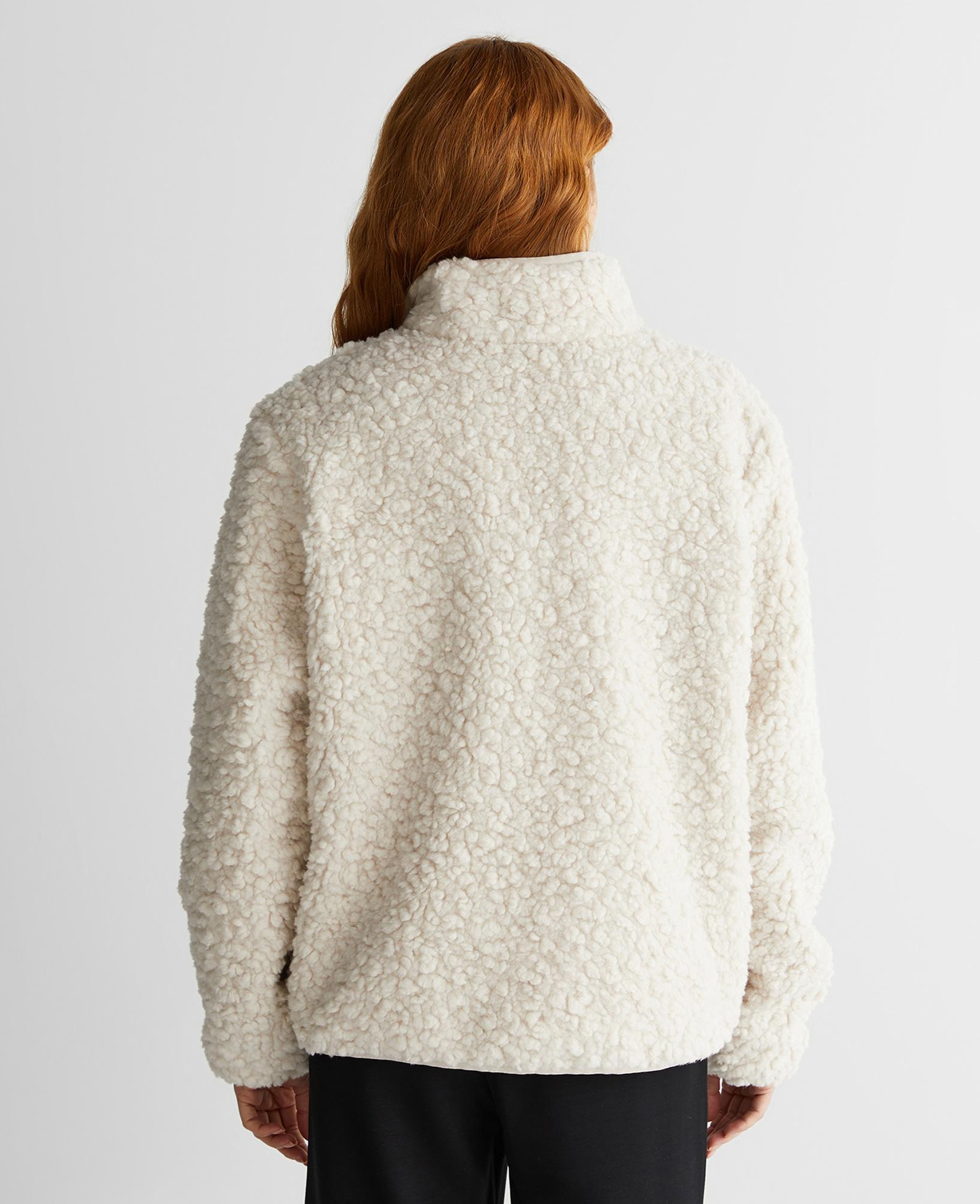 GANT Kadın Krem Polar Sweatshirt