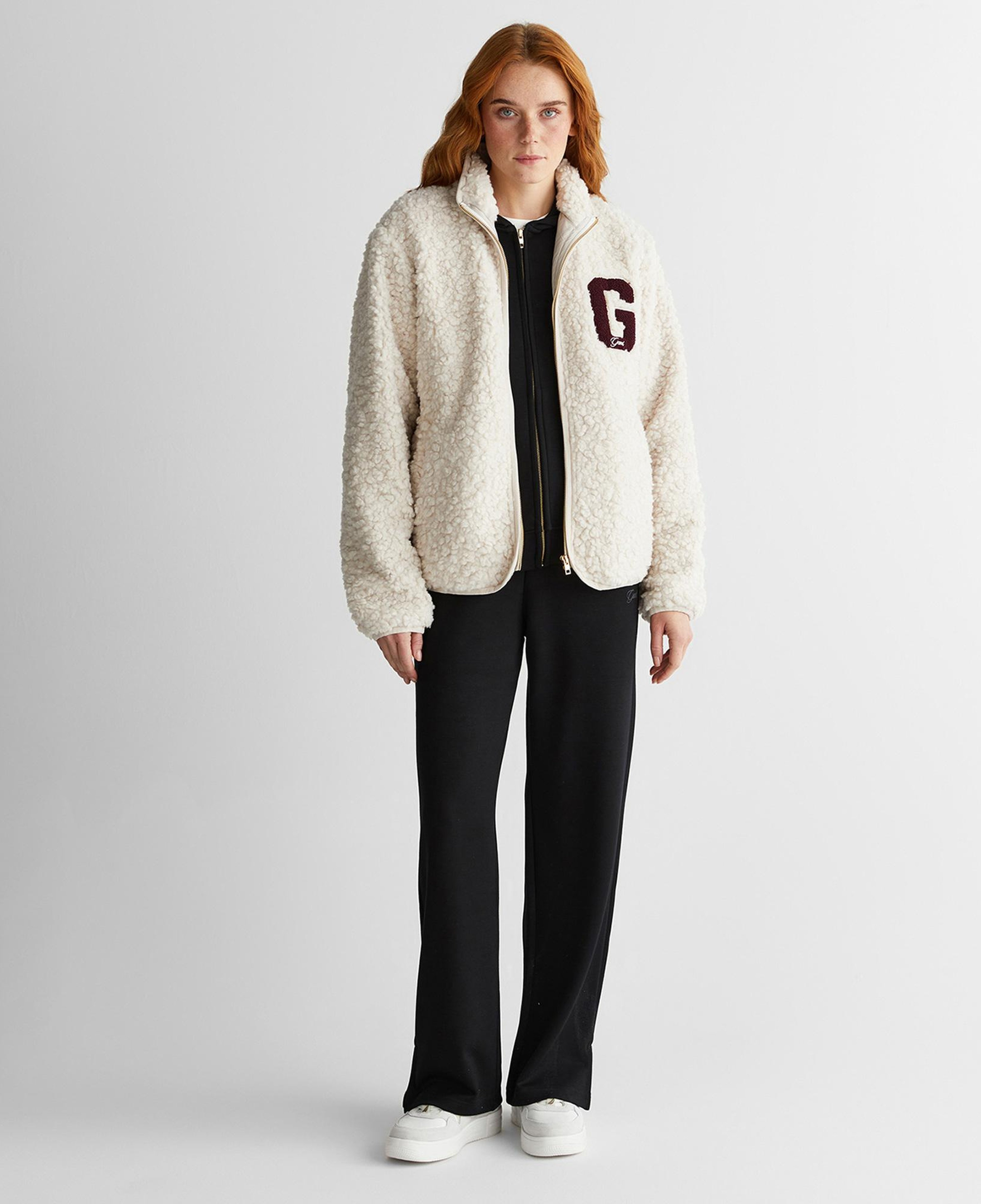GANT Kadın Krem Polar Sweatshirt
