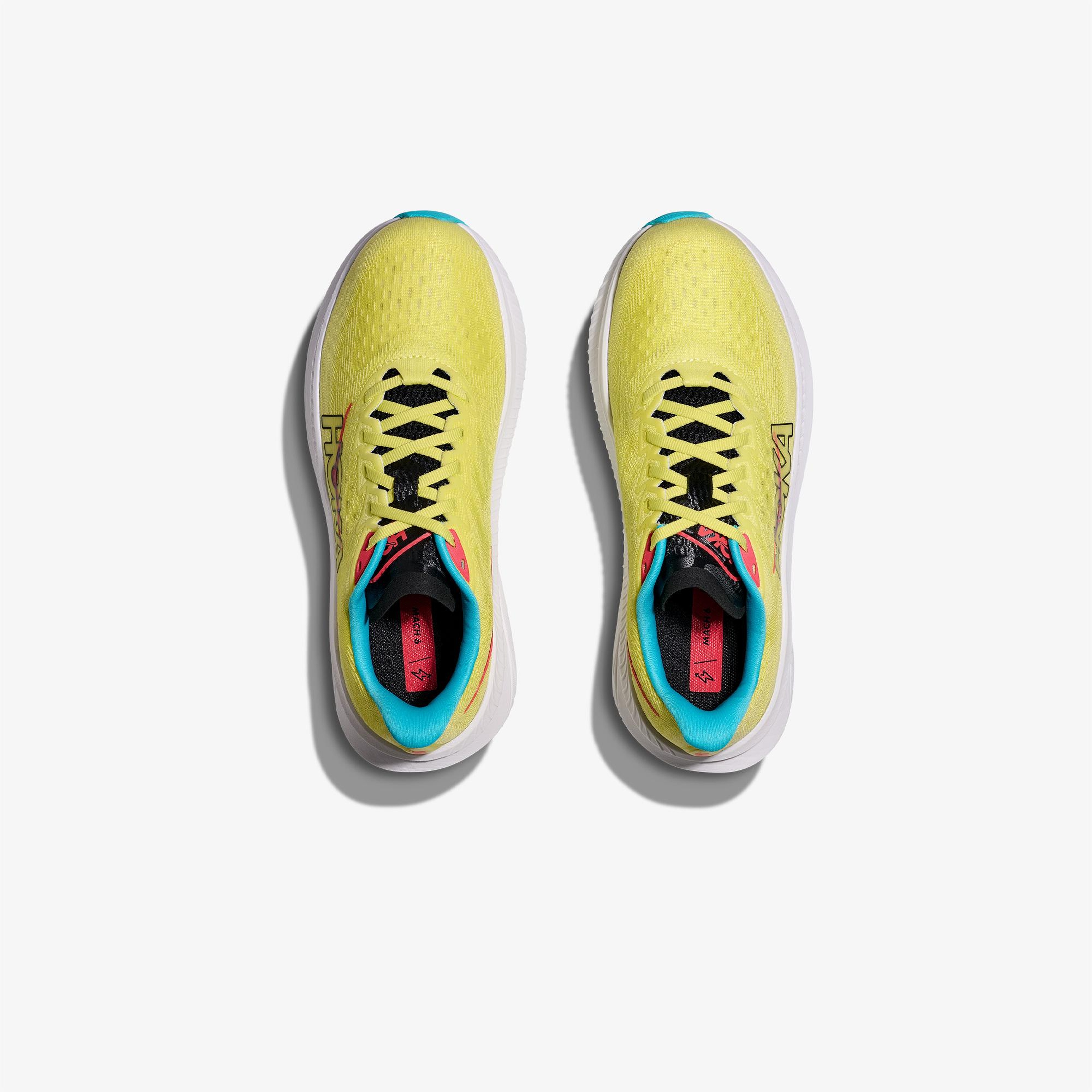 Hoka Mach 6 Erkek Sarı Yol Koşu Ayakkabısı