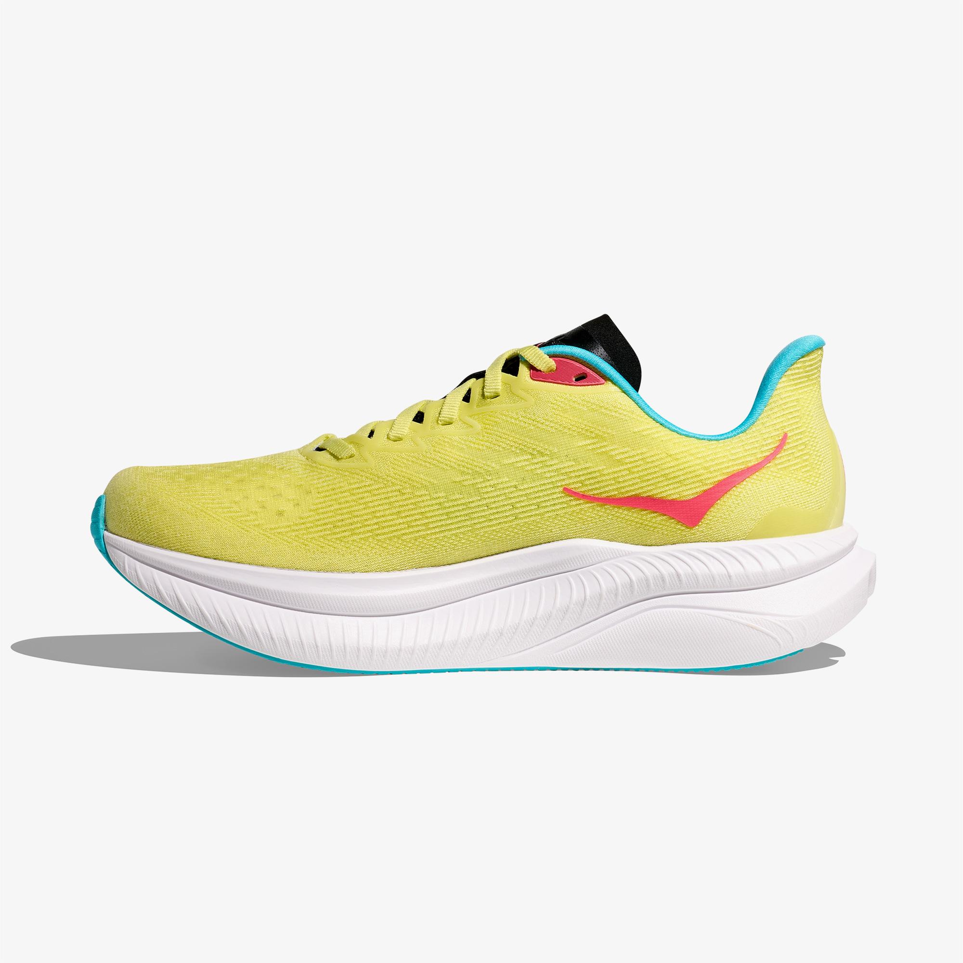 Hoka Mach 6 Erkek Sarı Yol Koşu Ayakkabısı