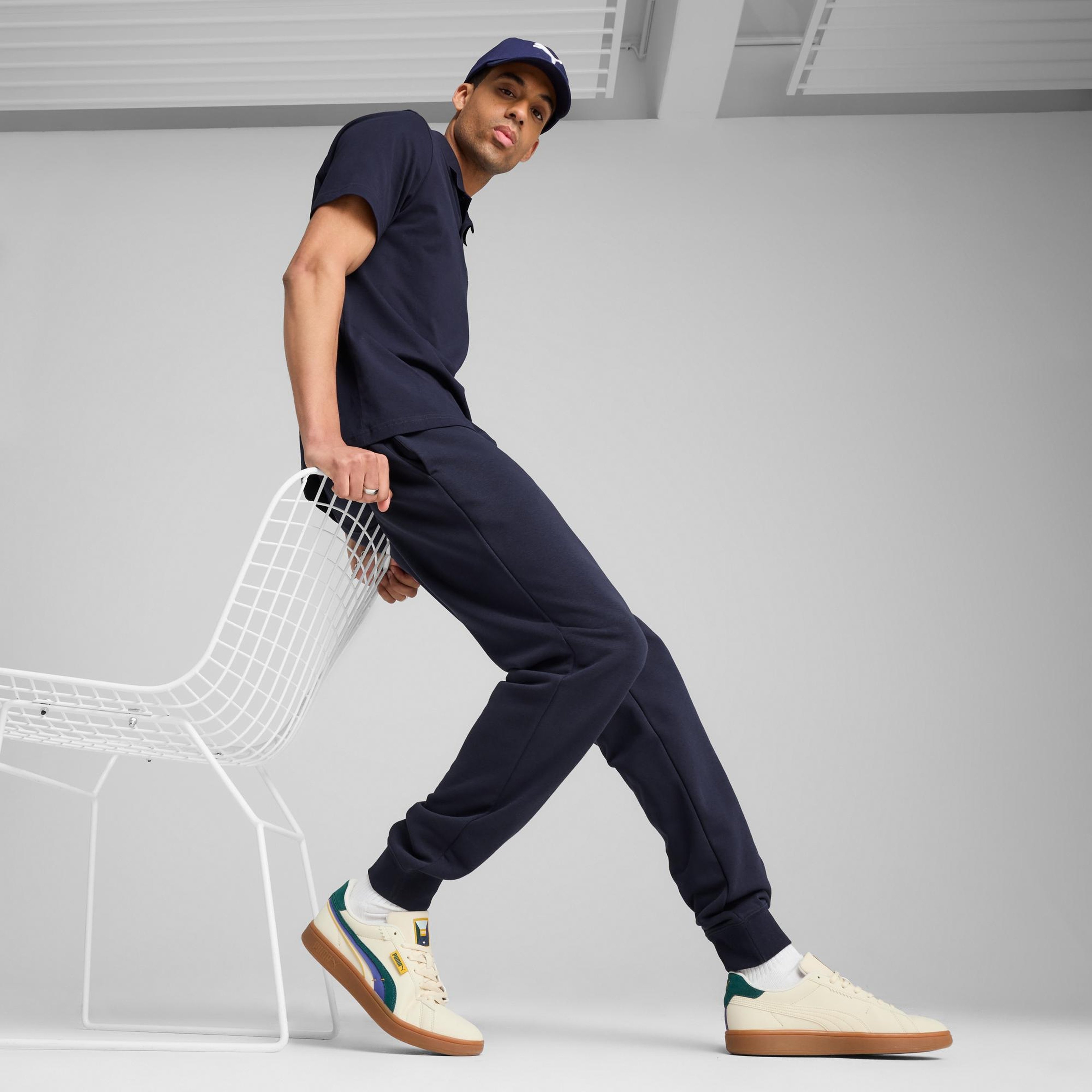 Puma Ess No 1 Logo Erkek Lacivert Eşofman Altı