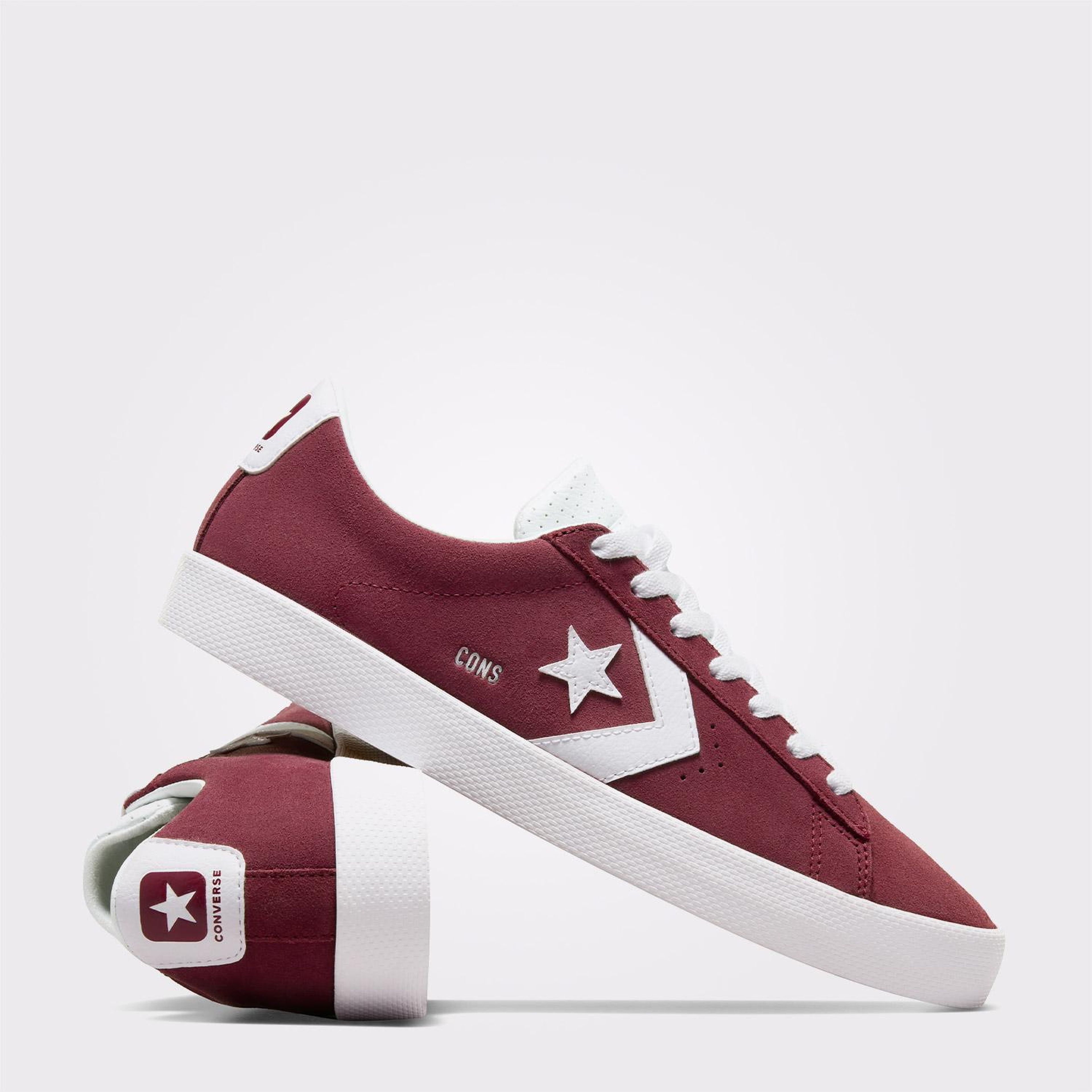Converse Cons Pl Vulc Pro Unisex Bordo Deri Sneaker