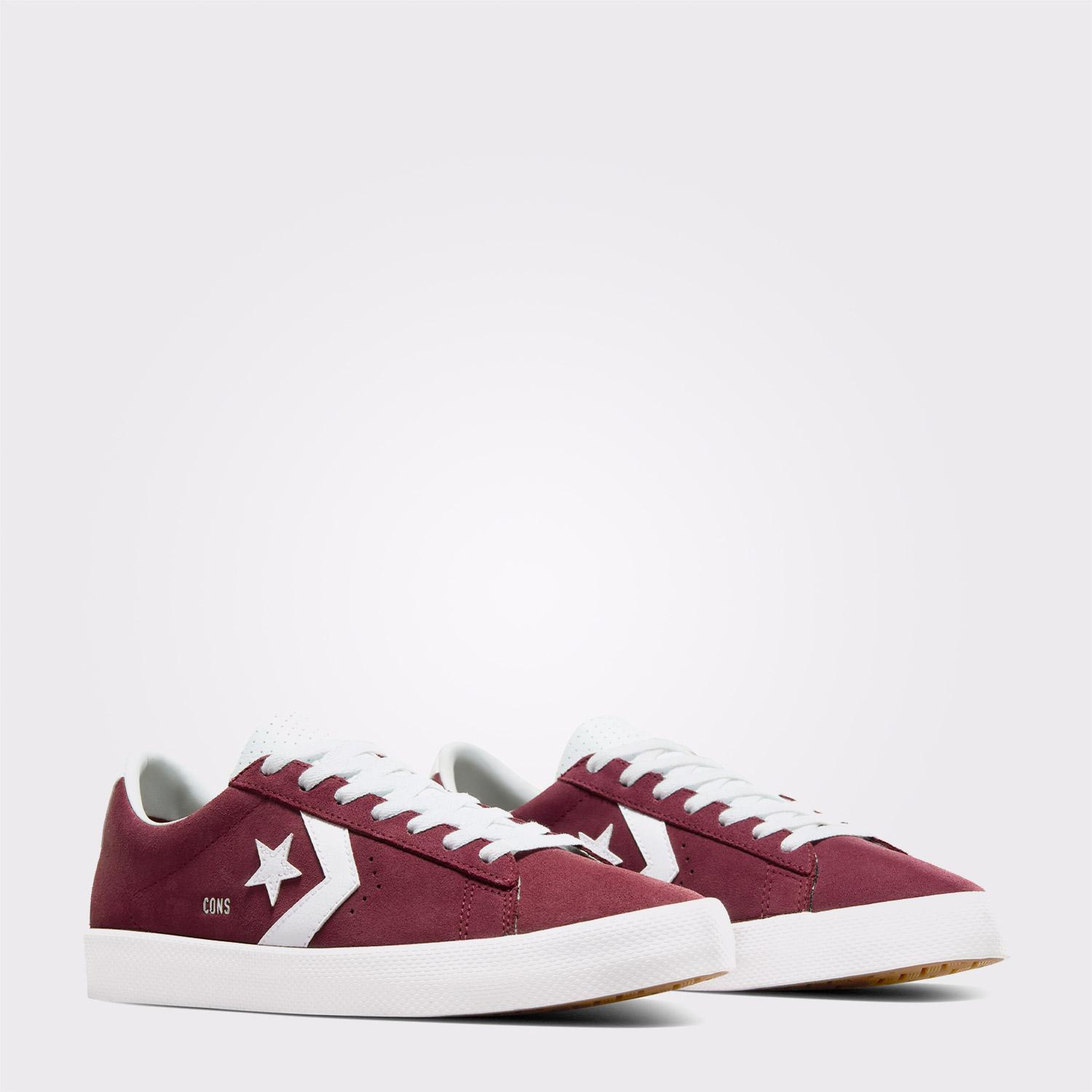 Converse Cons Pl Vulc Pro Unisex Bordo Deri Sneaker