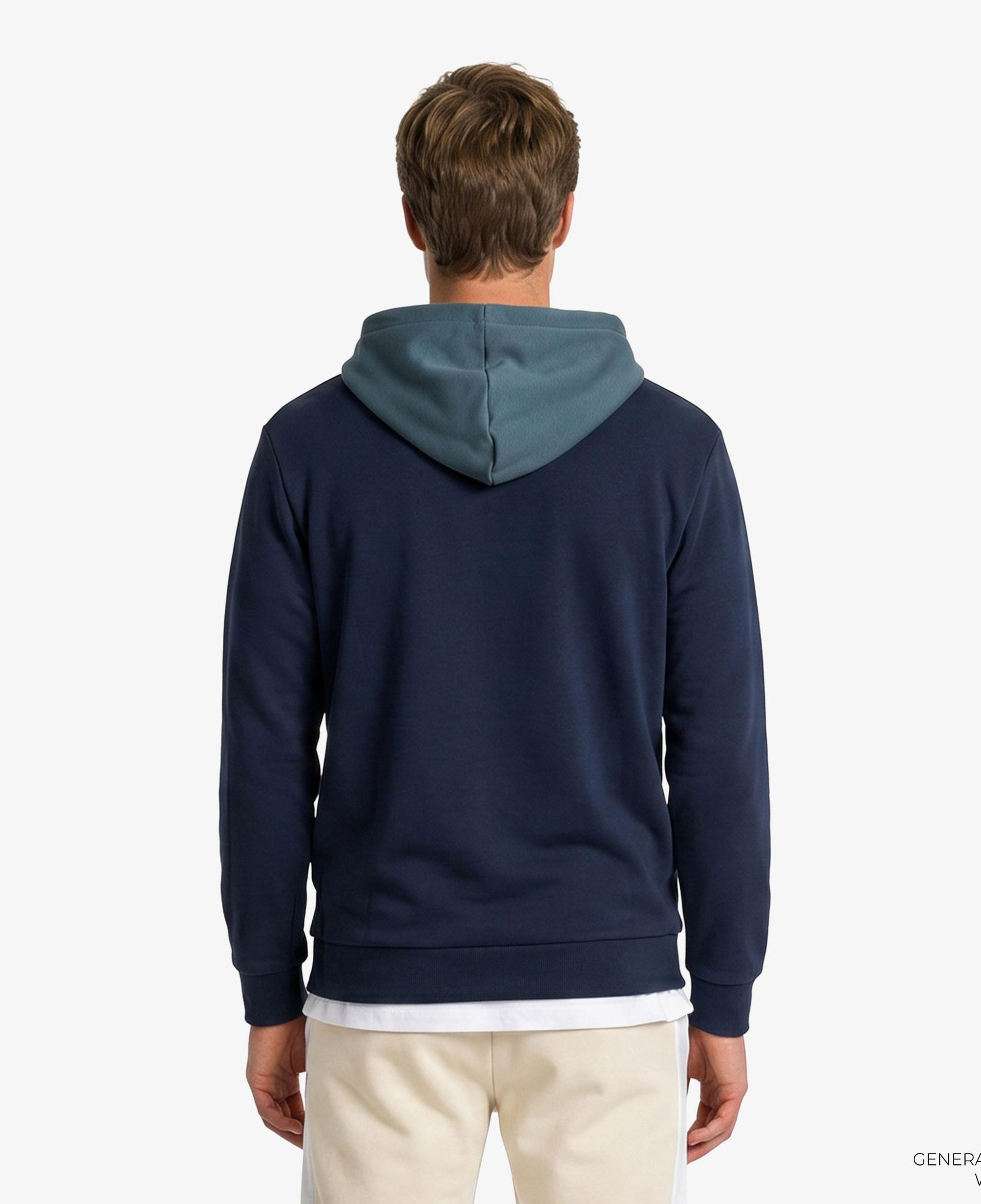 Puma Power Colorblock Erkek Mavi Günlük Sweatshirt
