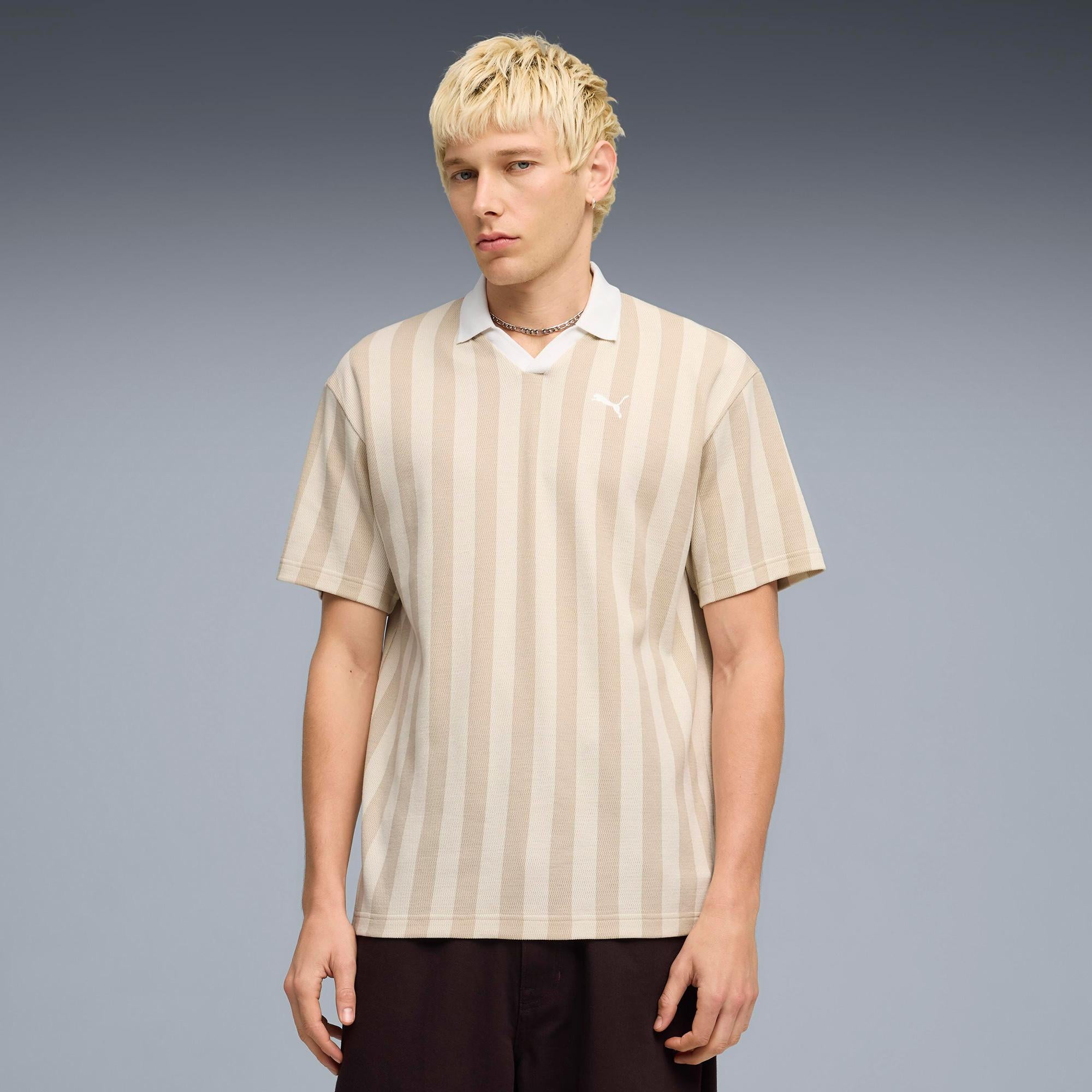 Puma Class Pinnacle Erkek Krem T-Shirt