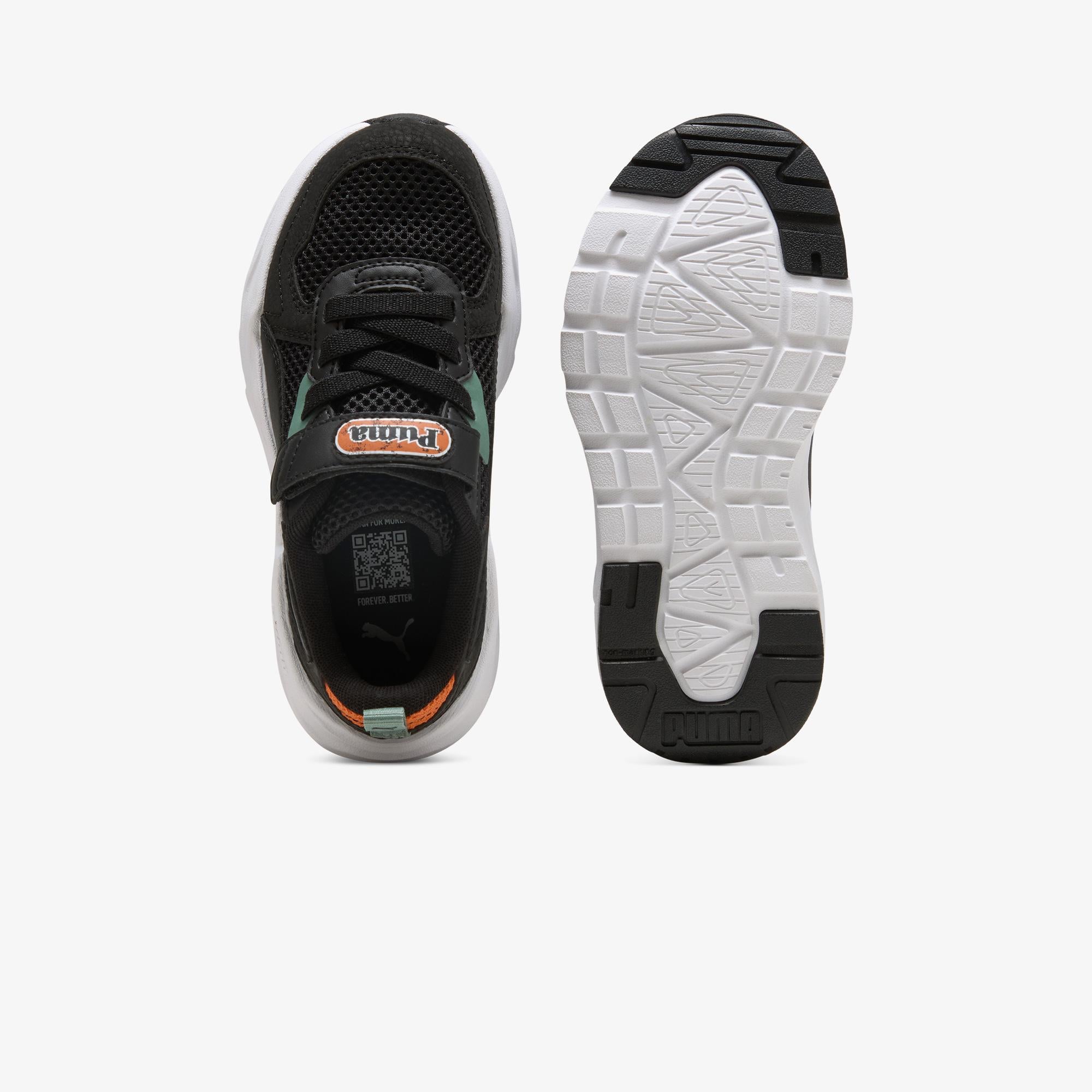 Puma Trinity Lite Mid 90s AC+ Çocuk Siyah Spor Ayakkabı