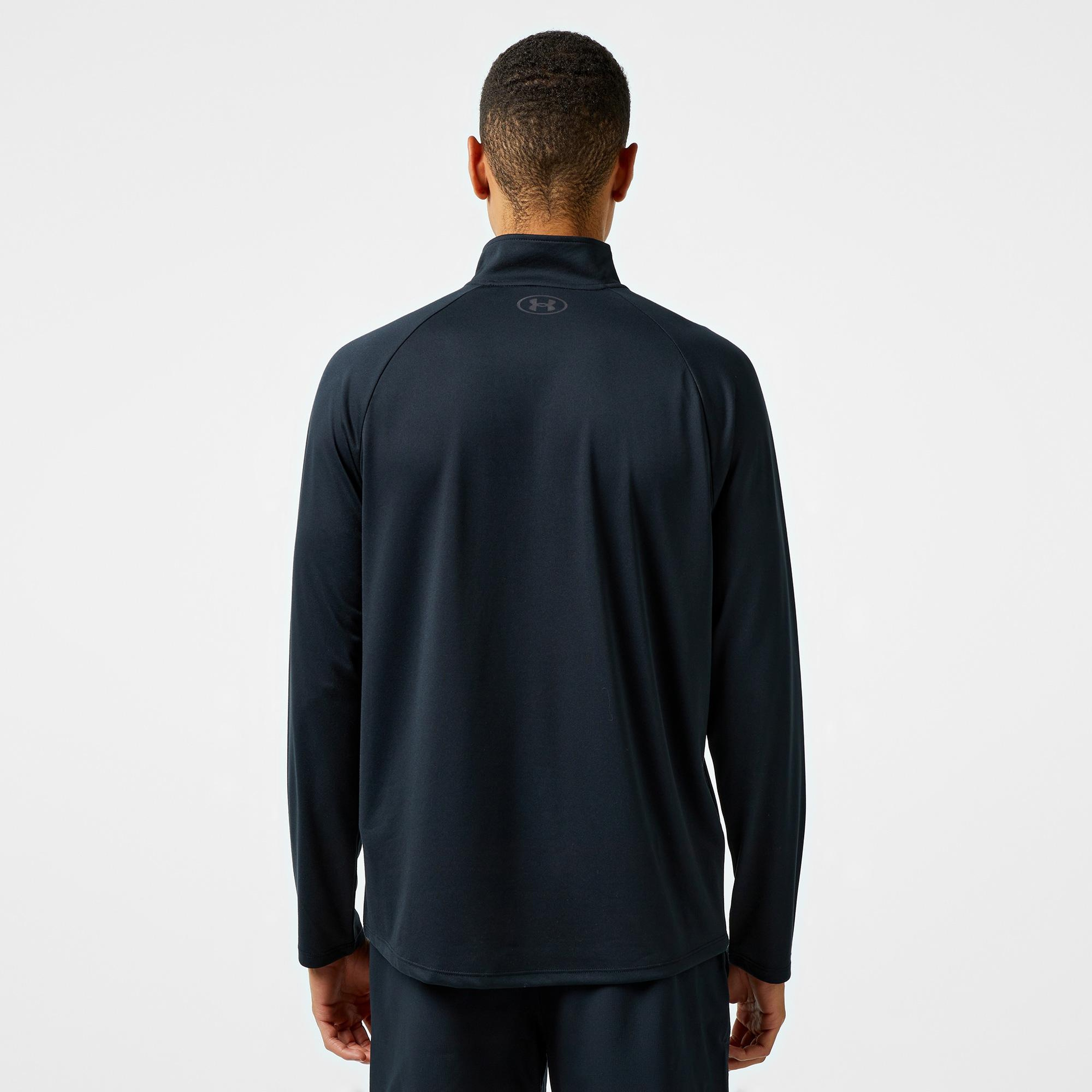 Under Armour Tech 2.0 1/2 Zip Erkek Siyah Antrenman Sweatshirt