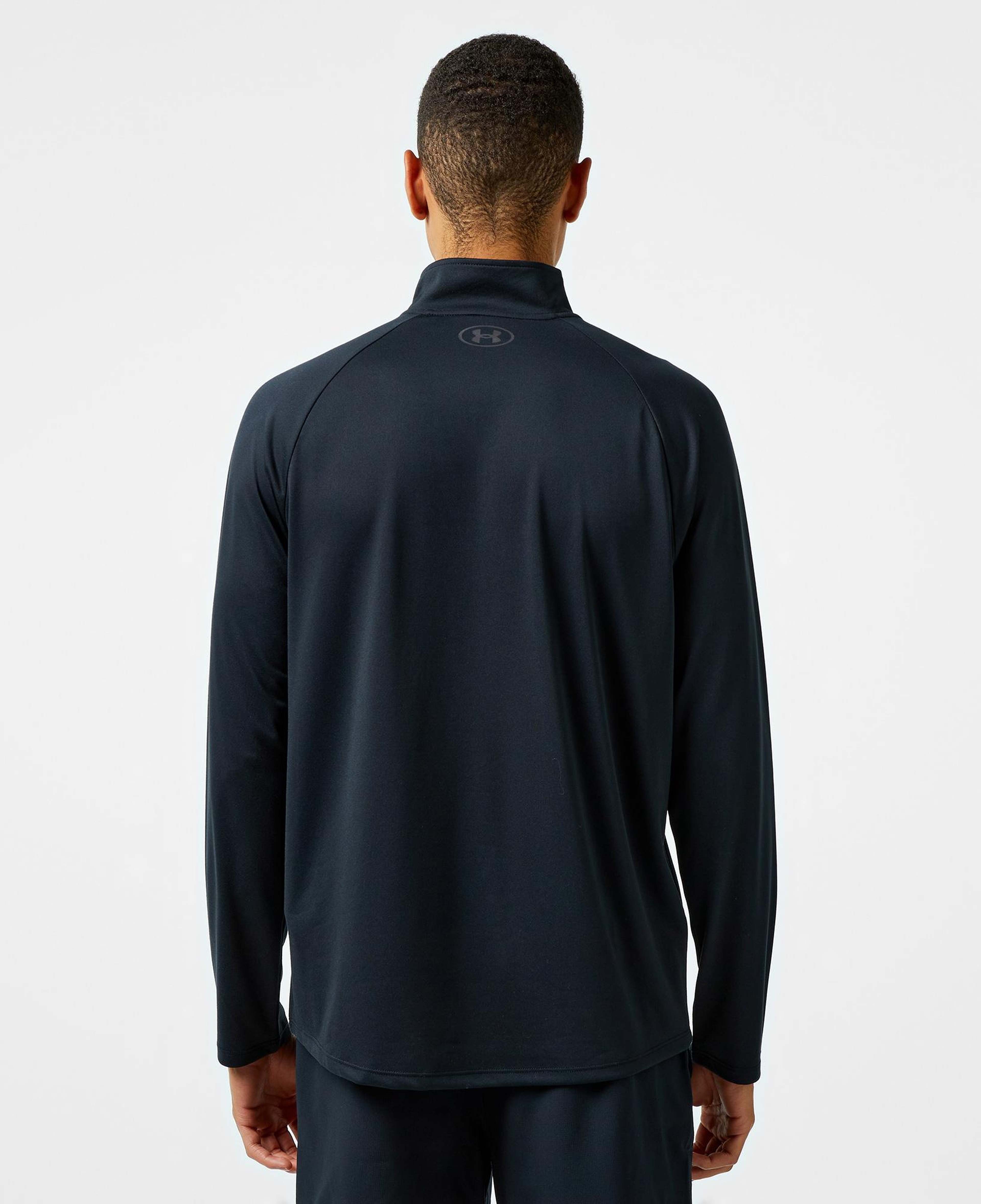 Under Armour Tech 2.0 1/2 Zip Erkek Siyah Antrenman Sweatshirt