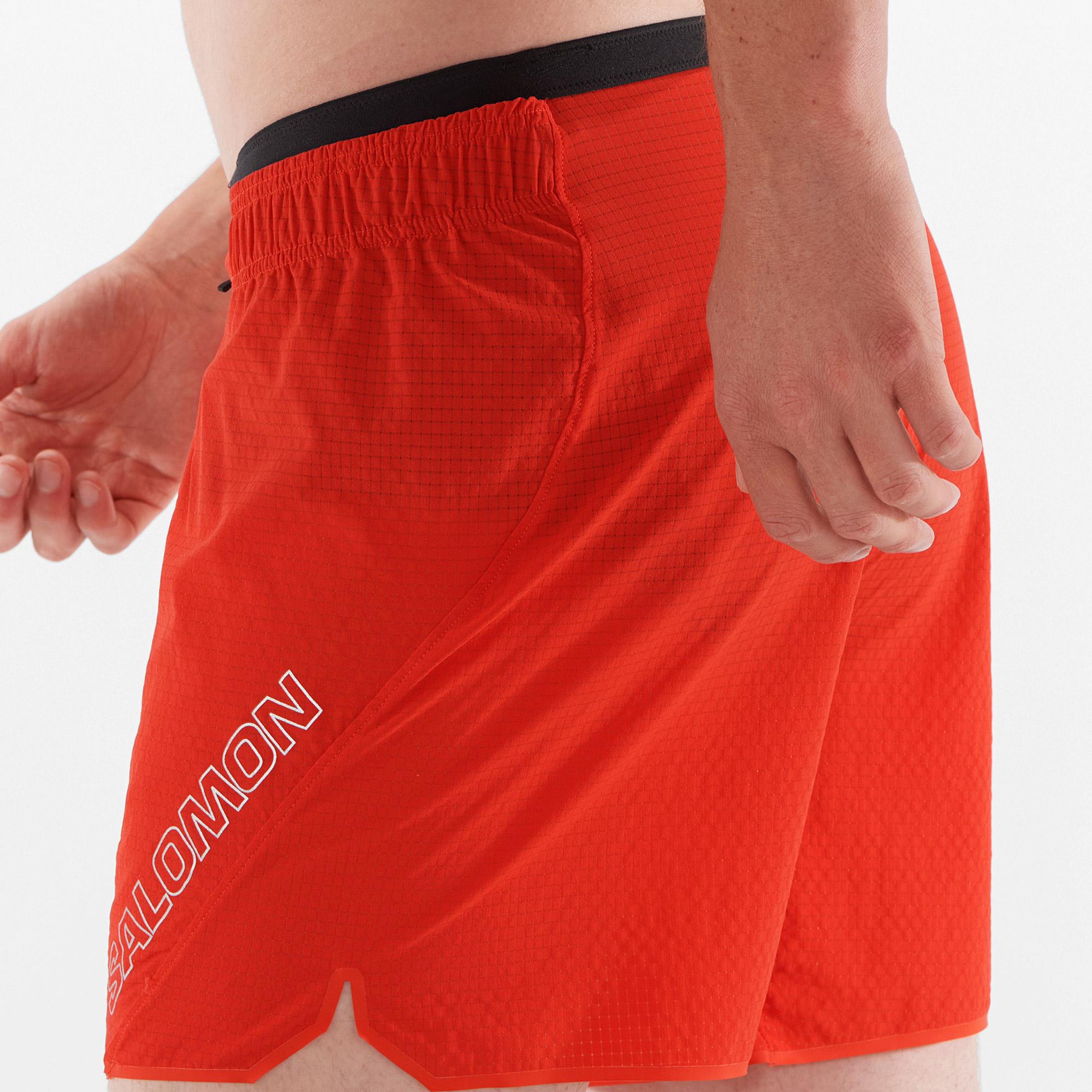 Salomon Sense Aero 5 Erkek Turuncu Koşu Şortu