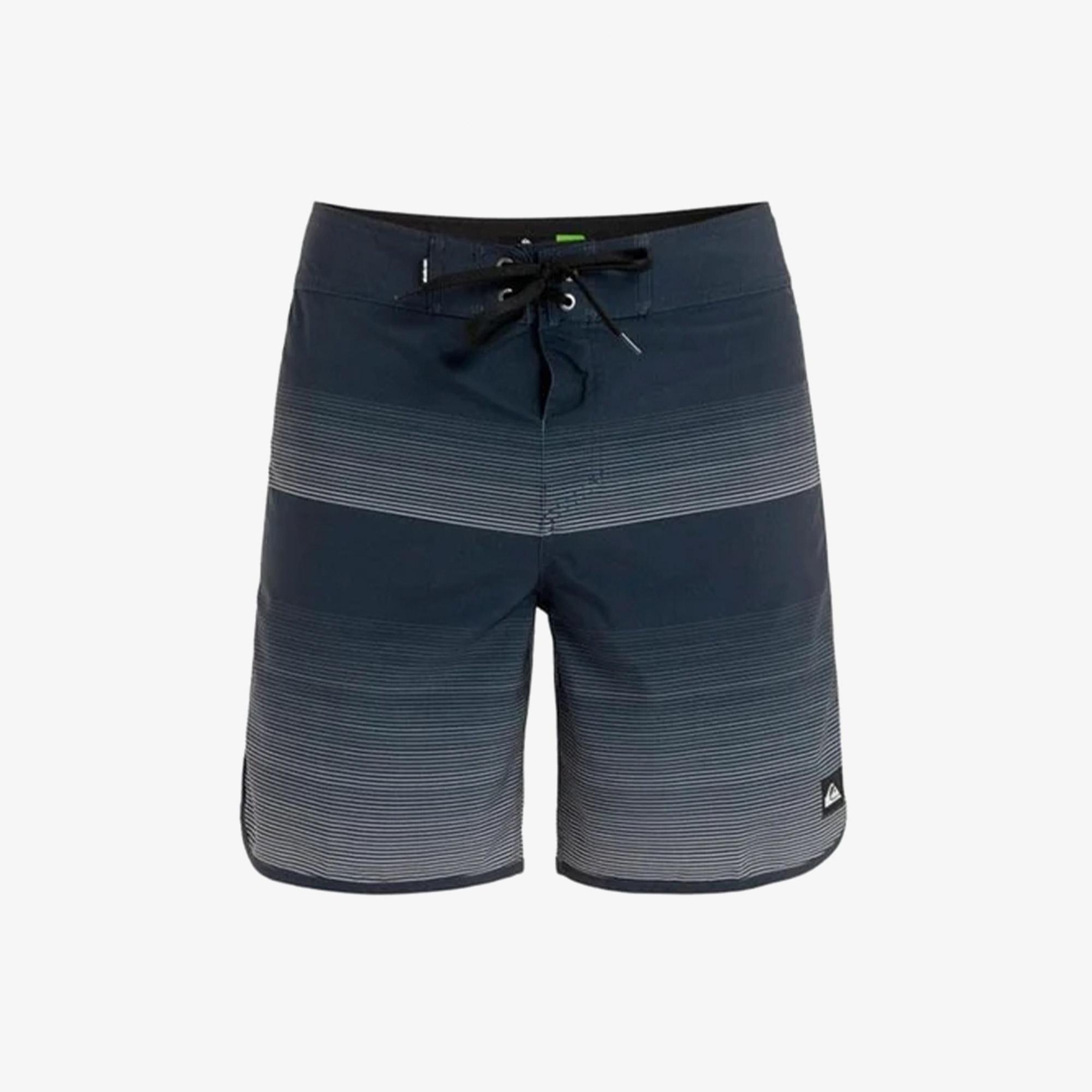 Quiksilver Surfsilk Scallop 18 Erkek Gri Deniz Şortu