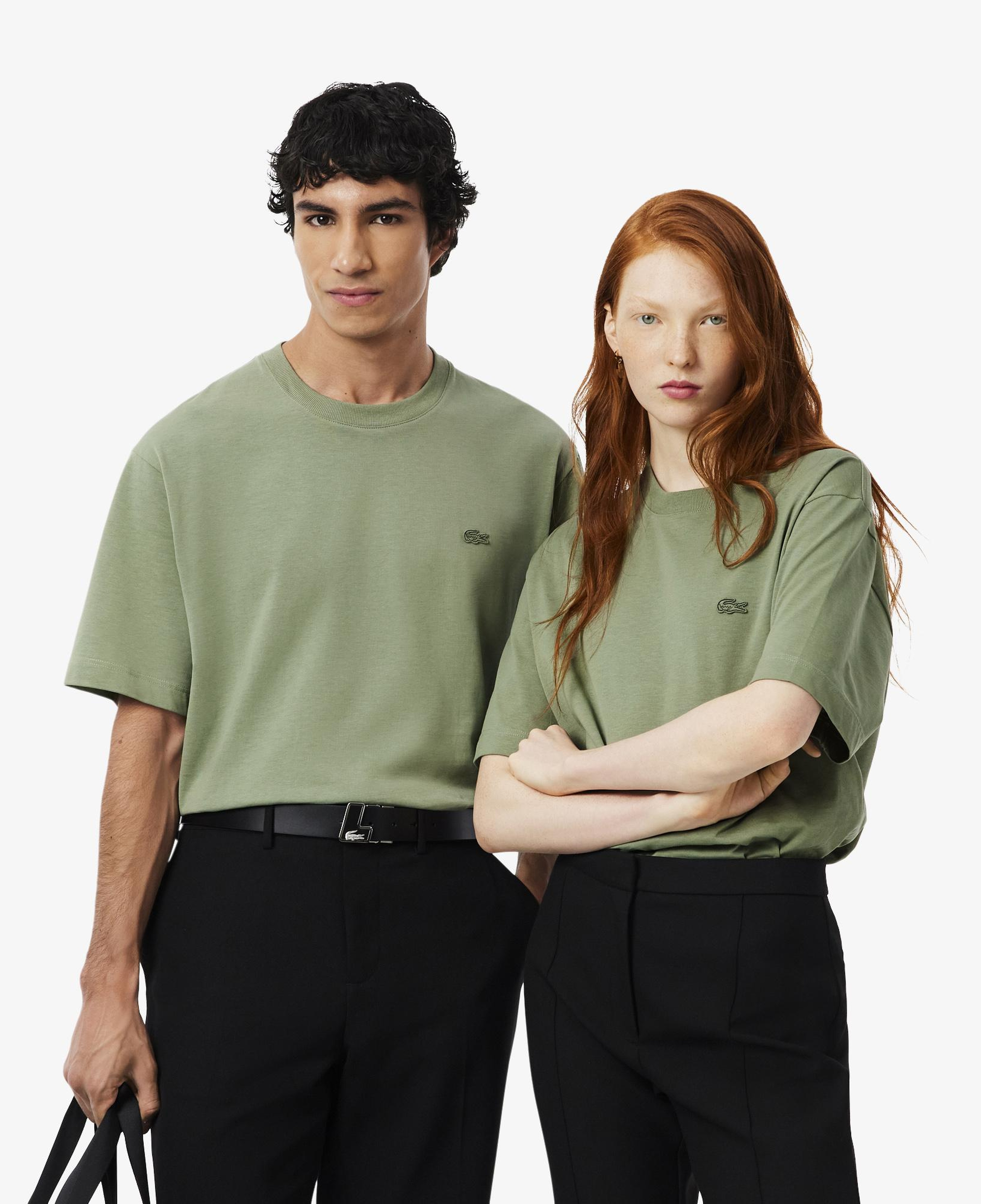 Lacoste Loose Fit Heavy Unisex Yeşil T-Shirt