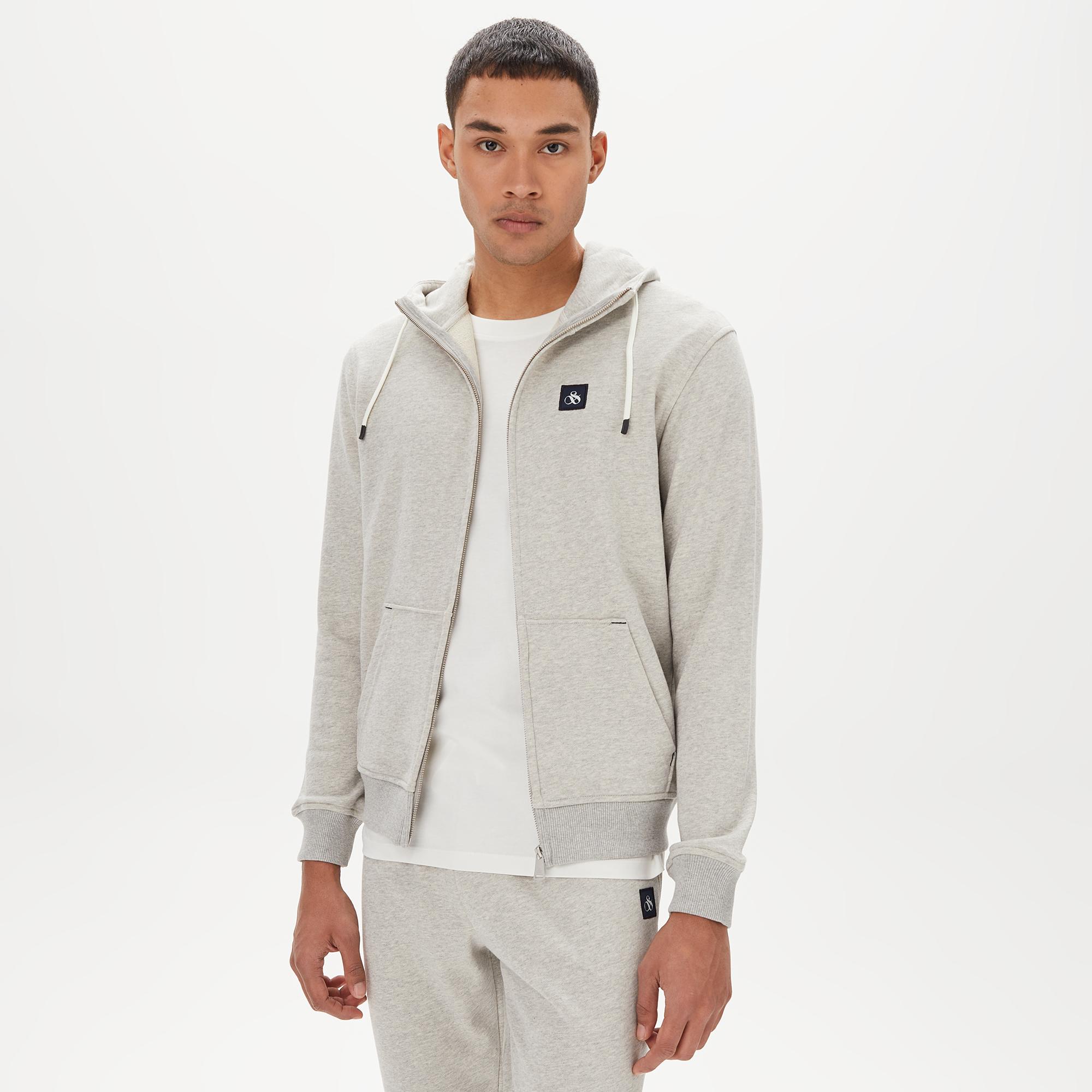 Scotch&Soda Erkek Gri Sweatshirt