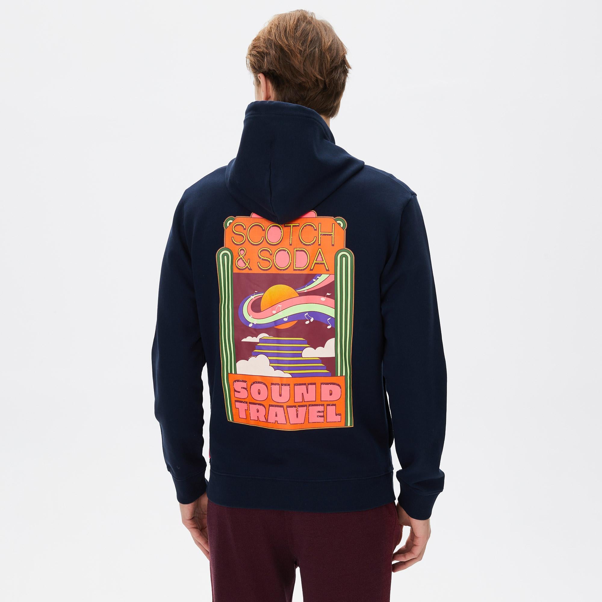 Scotch&Soda Erkek Siyah Sweatshirt