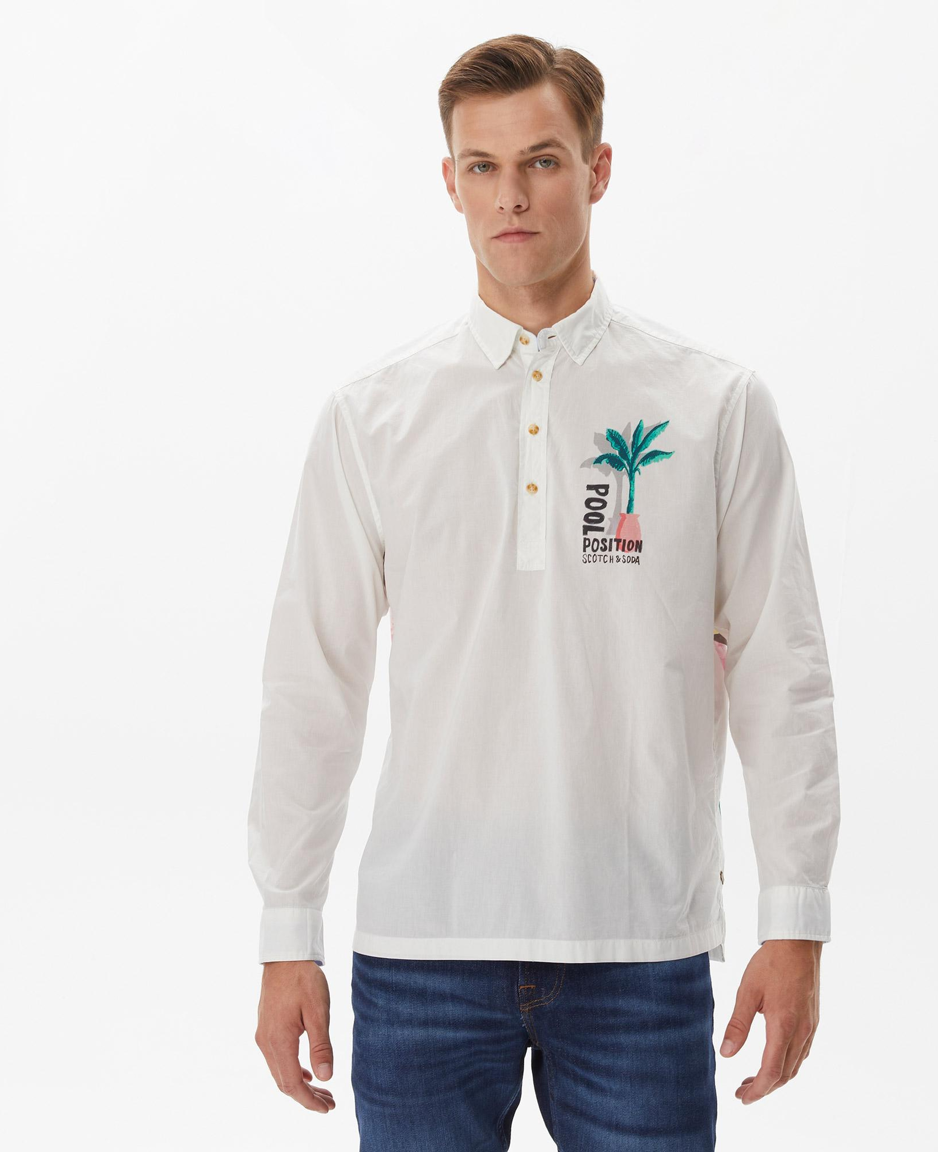 Scotch&Soda Erkek Beyaz Gömlek