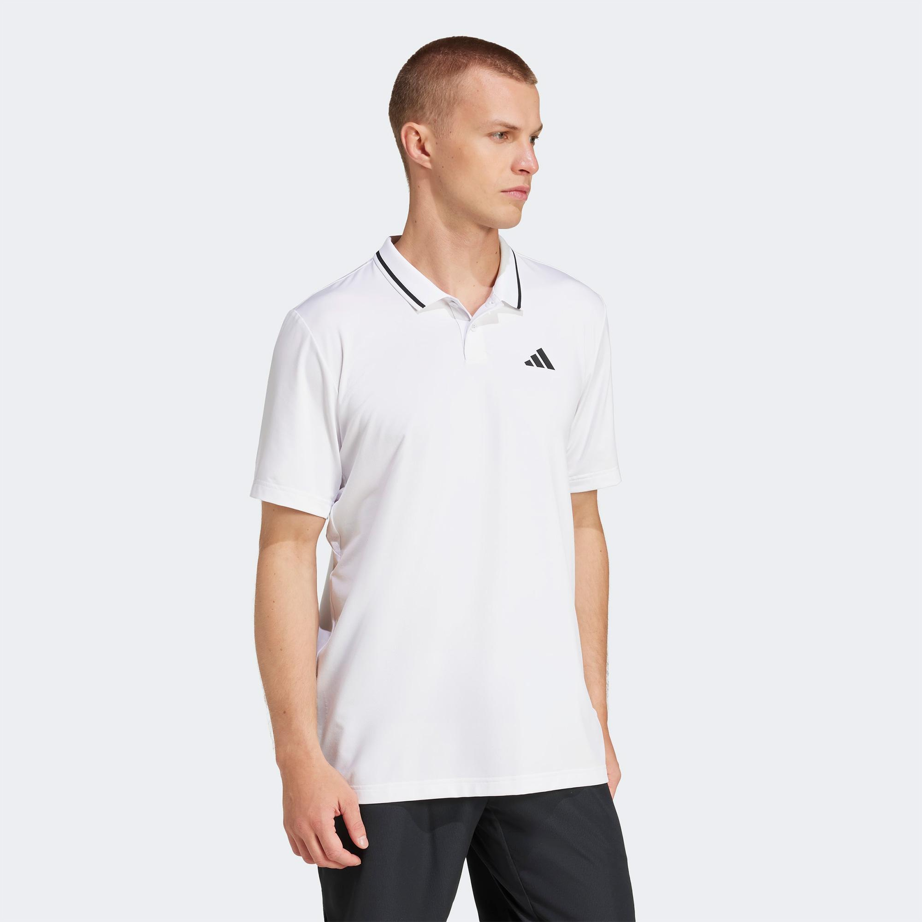 adidas Club Tennis Climacool Pique Erkek Beyaz Tenis Polo